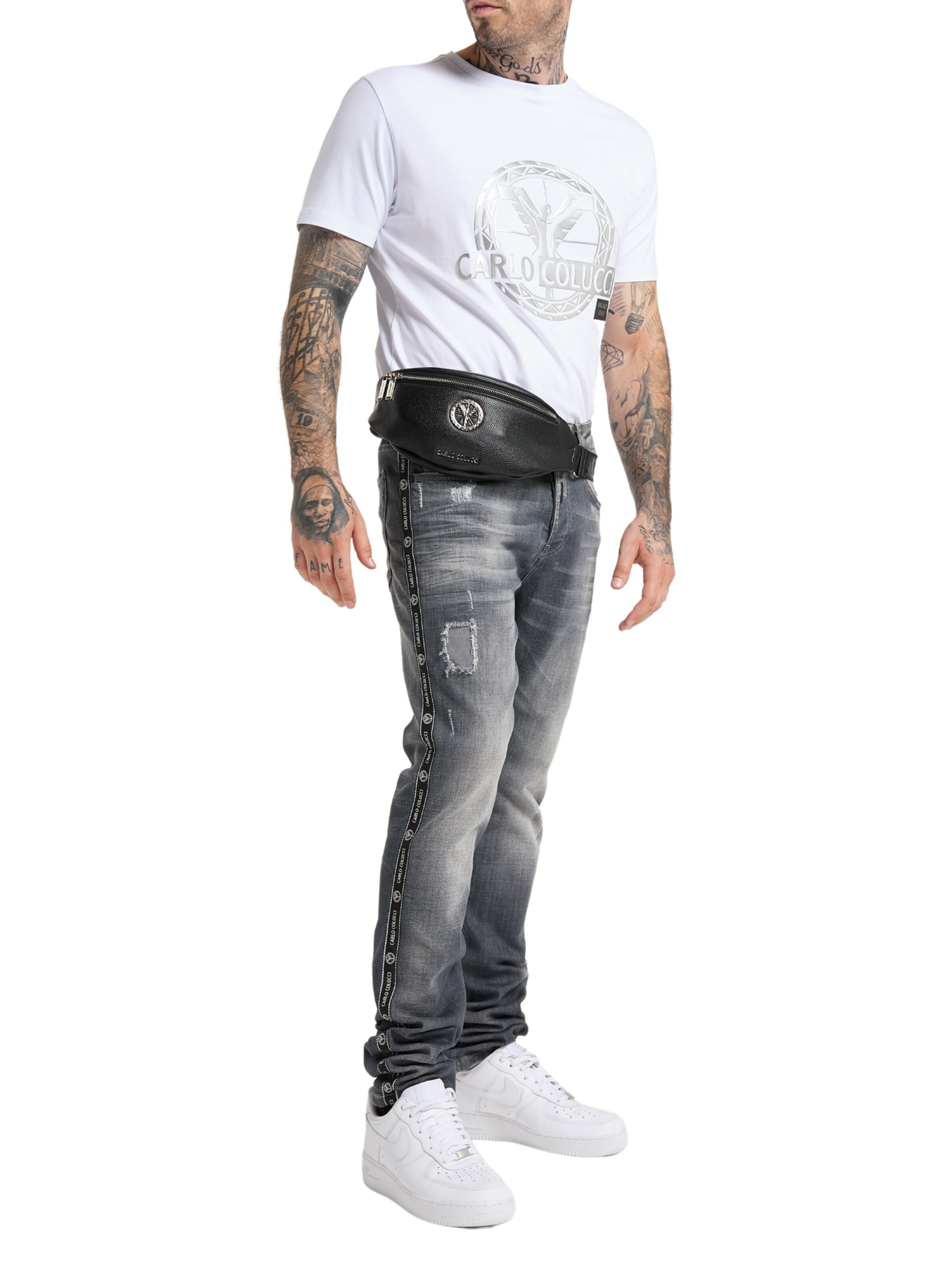  Bum bag with silver details