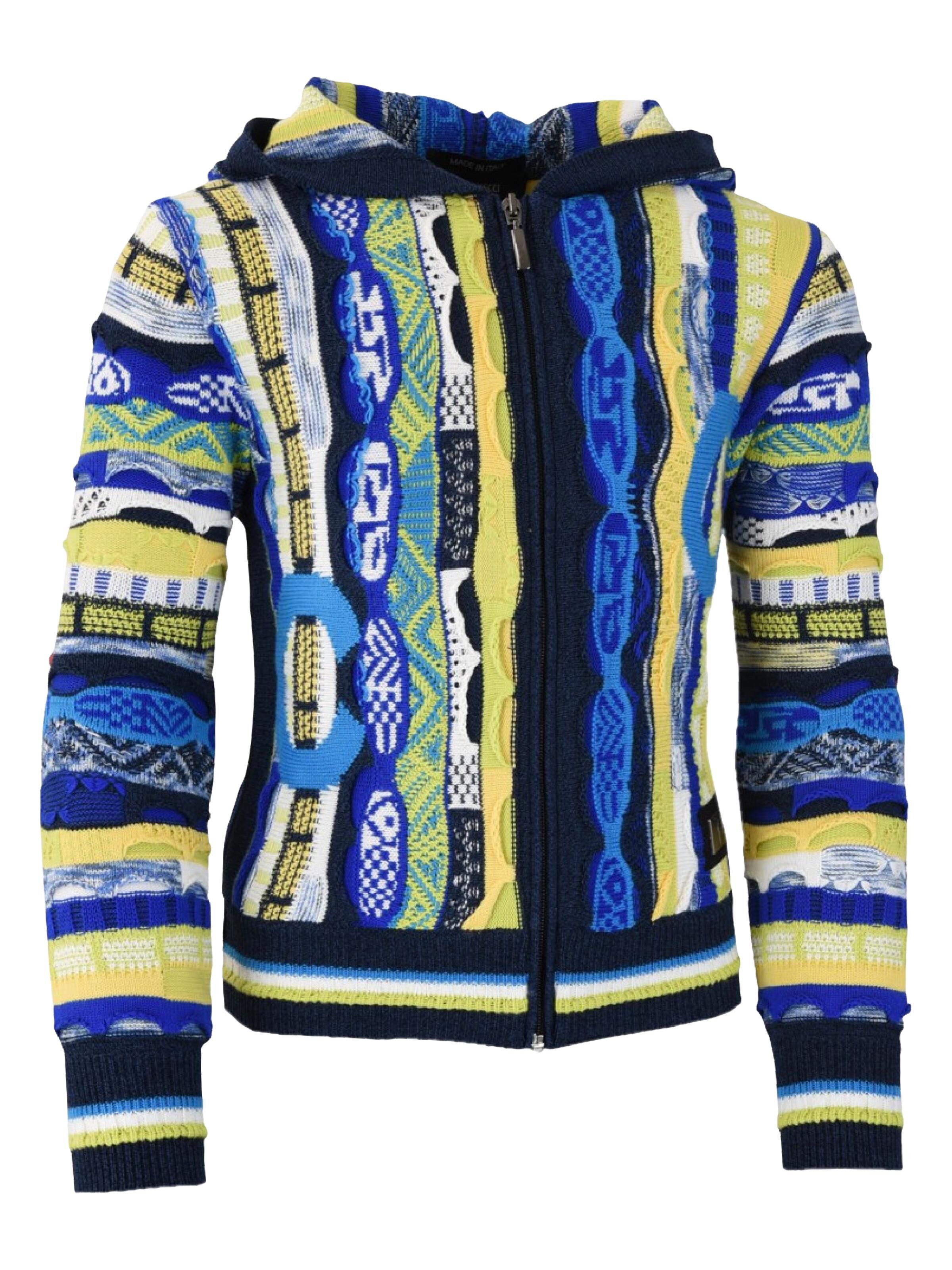 Allover Mädchen Strickjacke mit Stehkragen