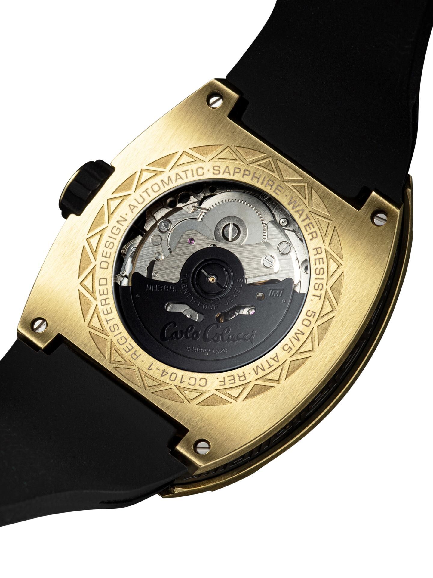  Edelstahl Uhr mit Silikonarmband