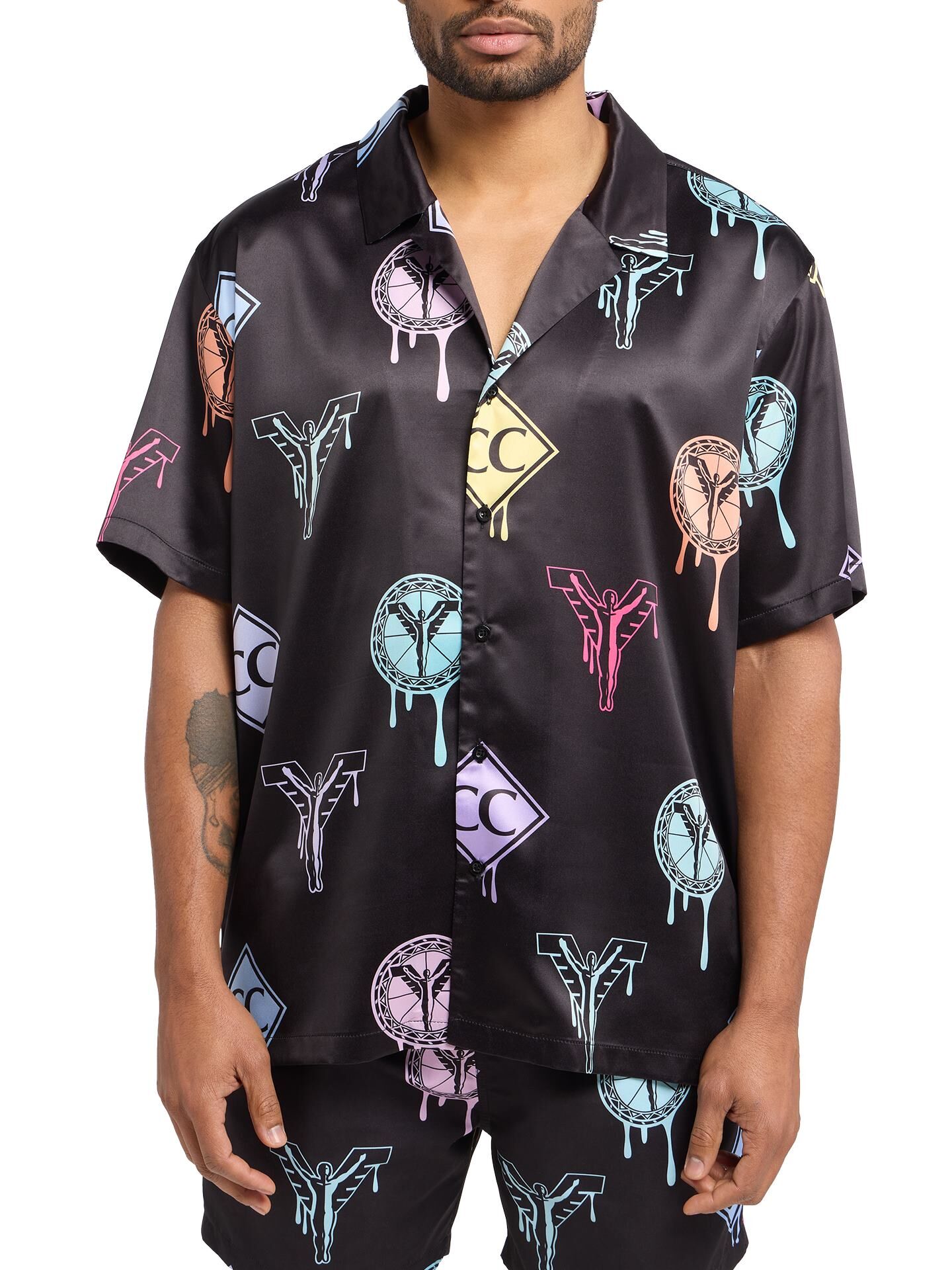 Logo print shirt