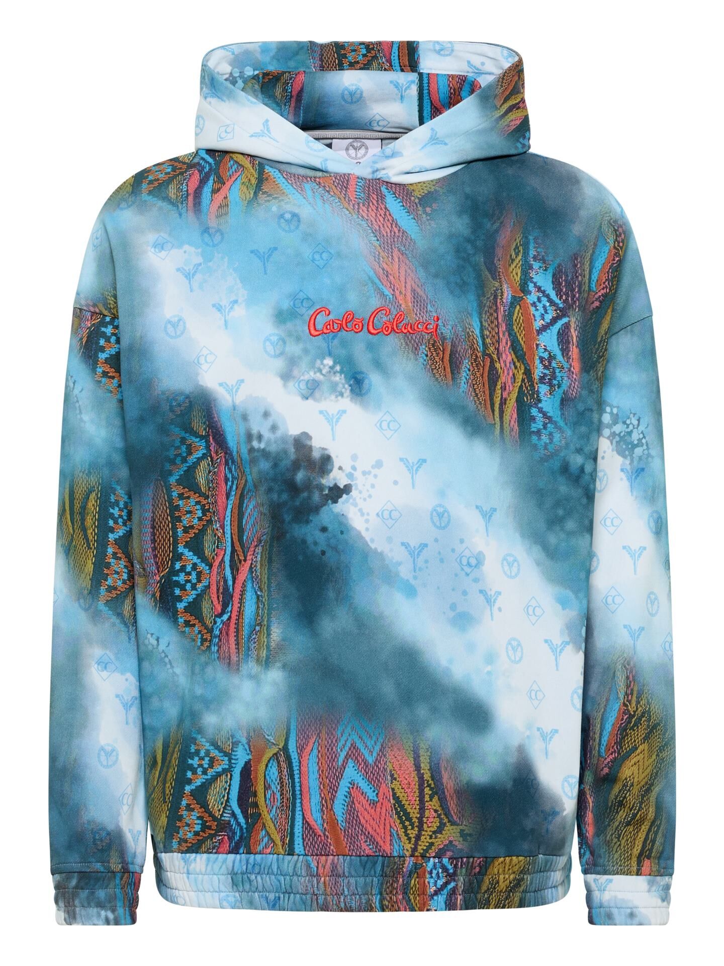 Oversize Hoodie - Sprayed knit