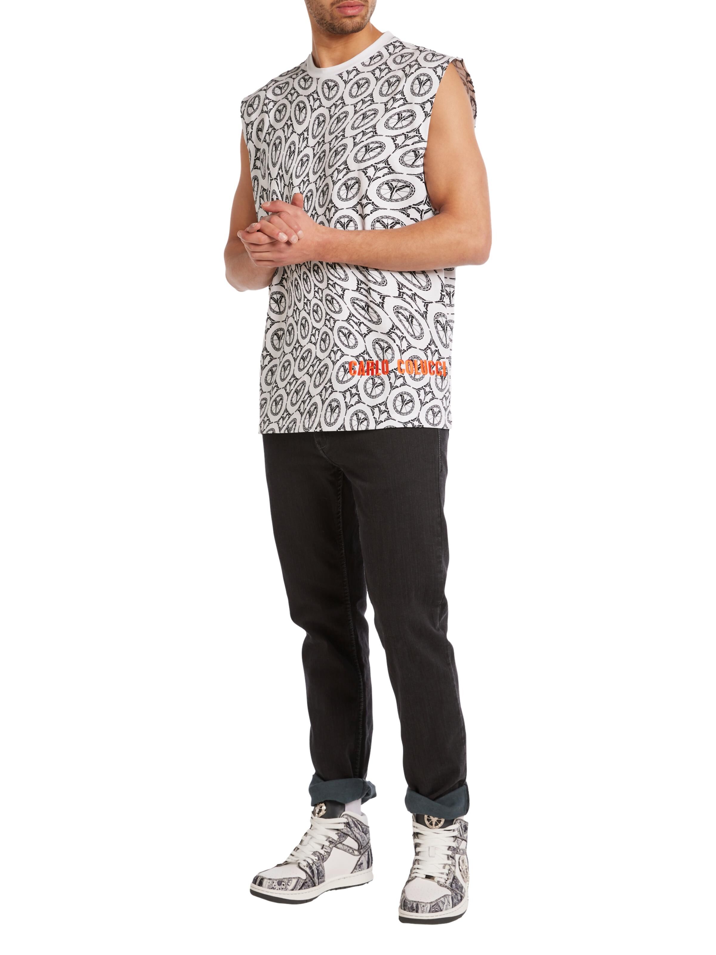 Tanktop mit Stickerei