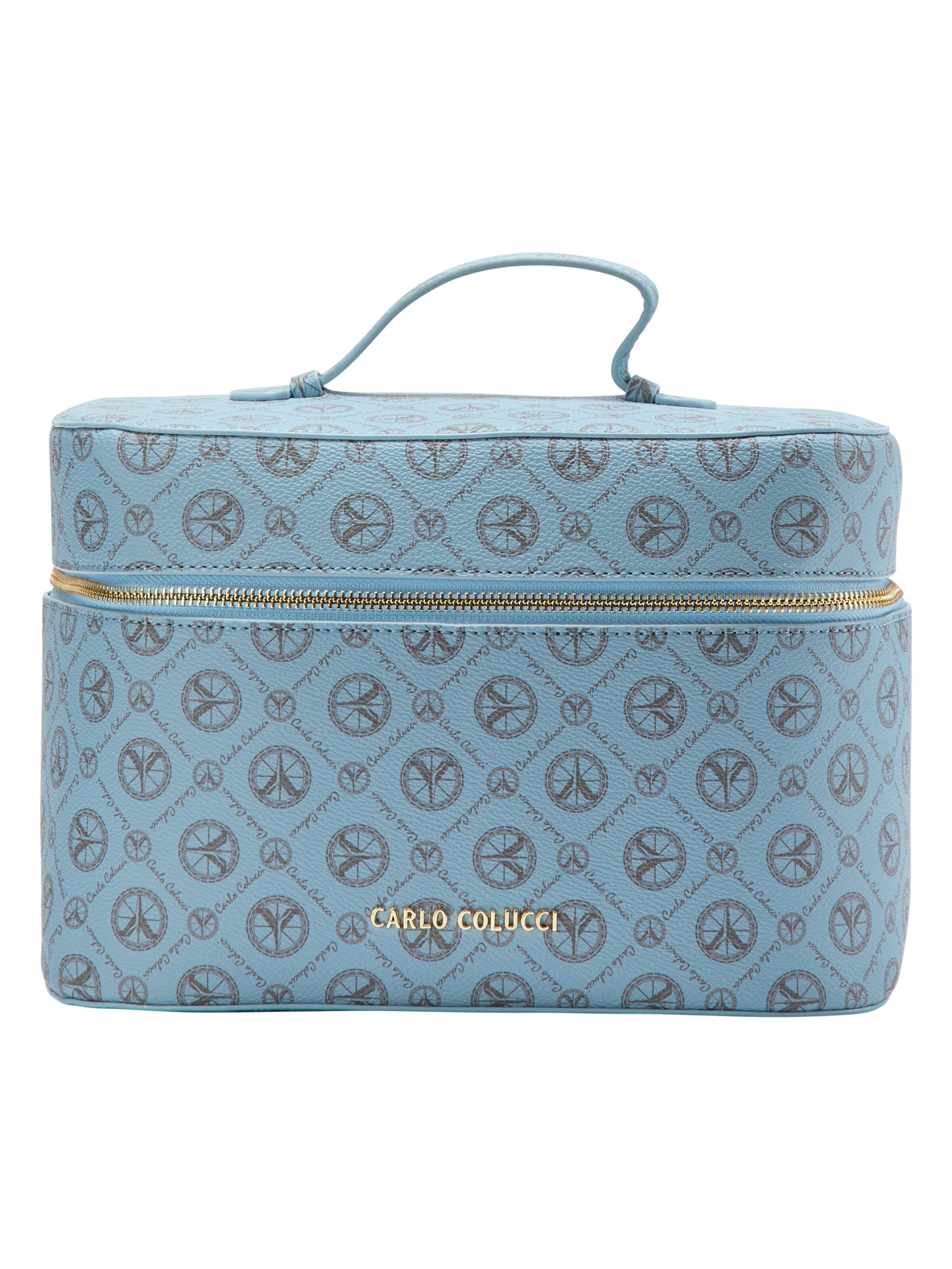 Carlo Colucci Kosmetiktasche, Marmont - Blau