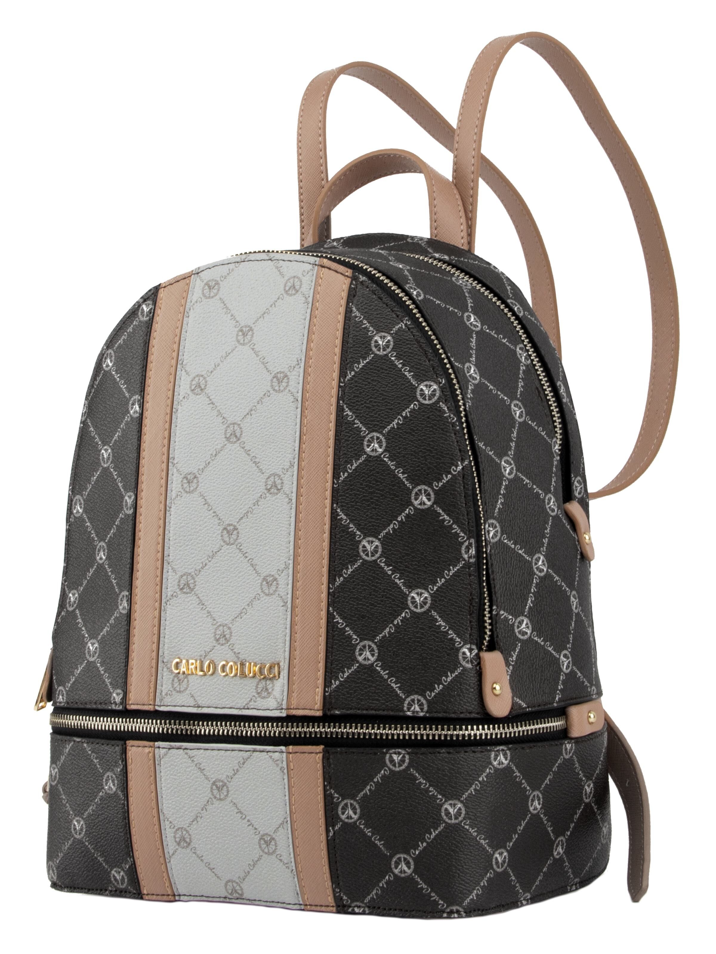  Rucksack mit Logoprint