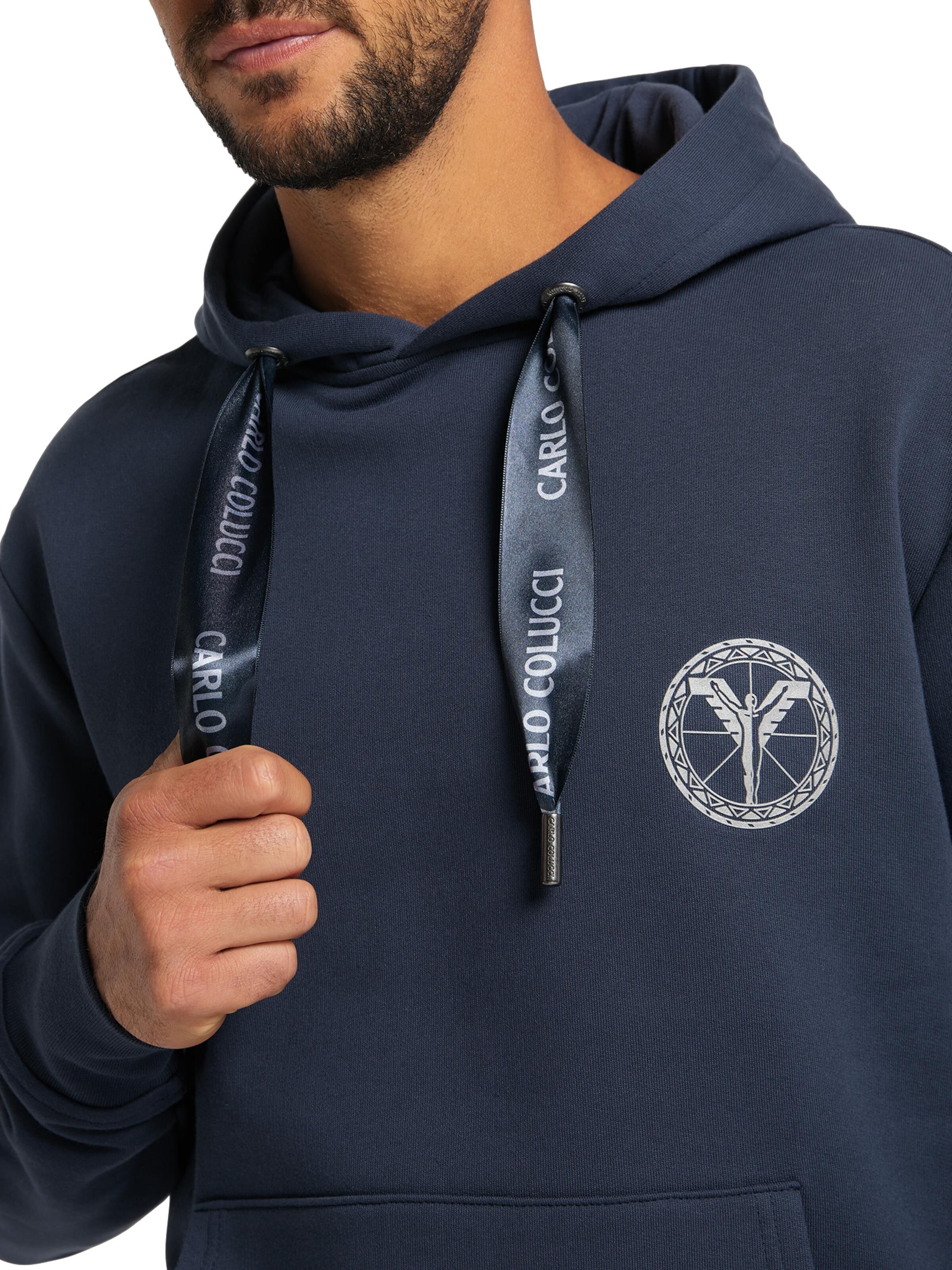 Herren Basic Kapuzen-Sweatshirt