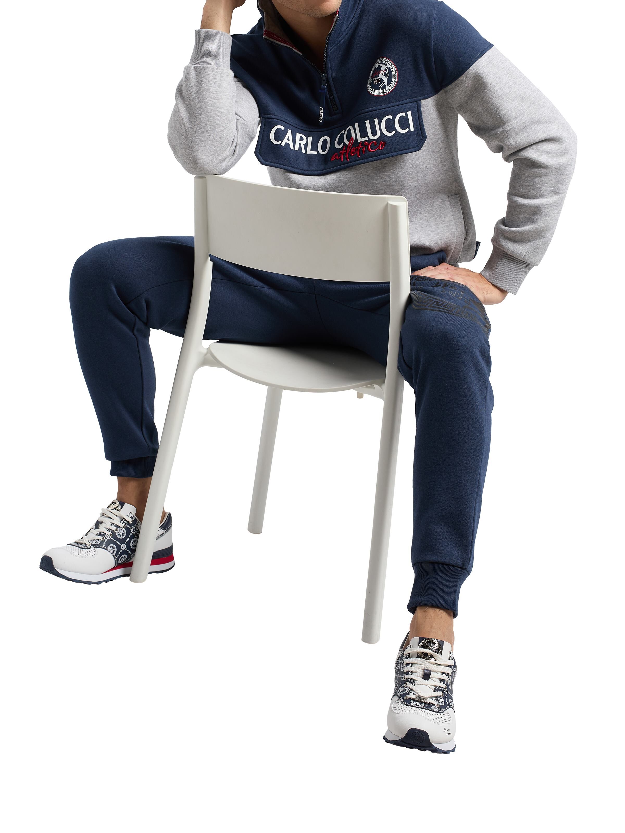 CARLO COLUCCI Atletico Troyer | Grey mottled | XL | CC-201812-251-XL