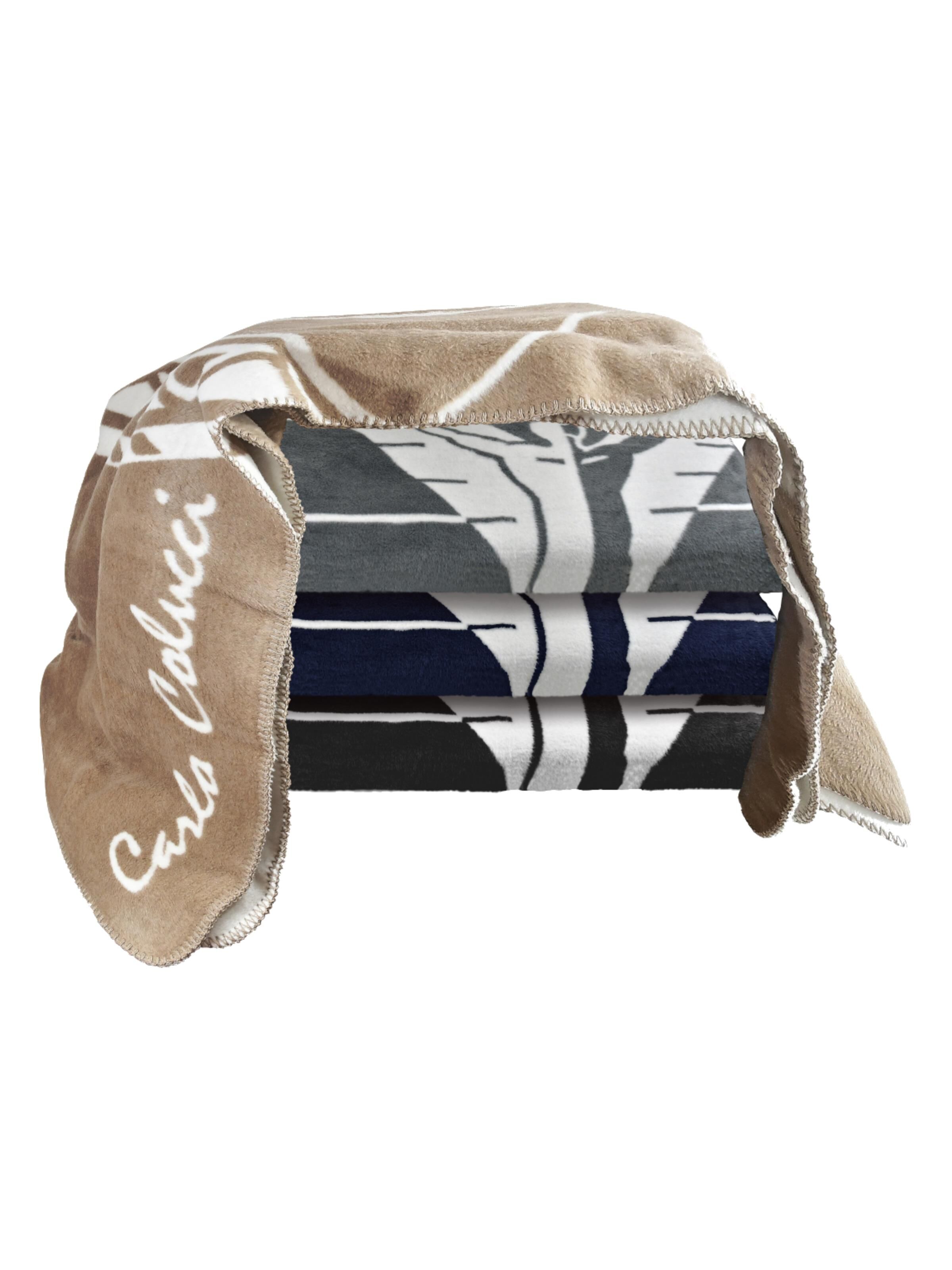 Blanket with logo