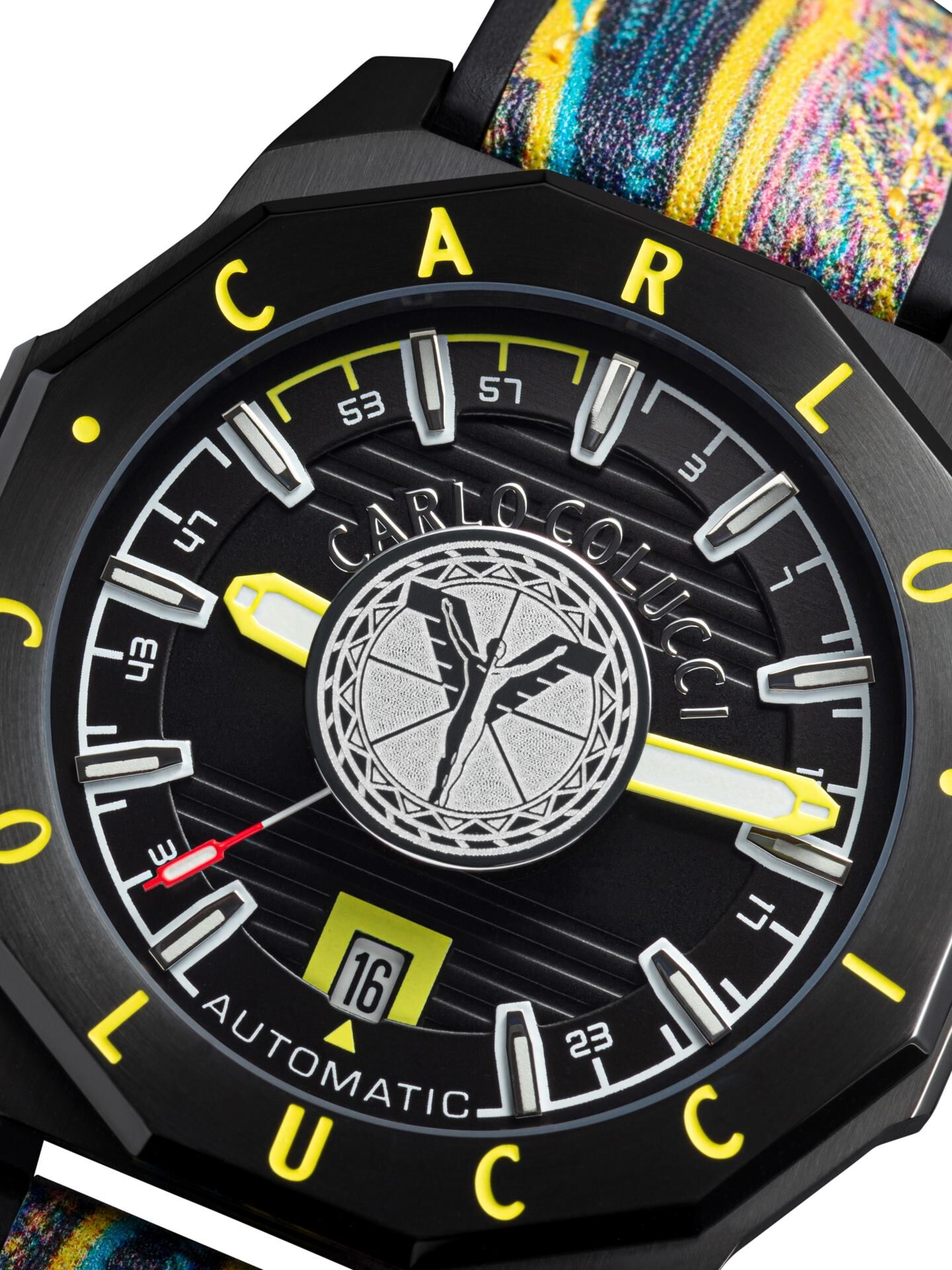 Runde Edelstahluhr mit Silikonarmband