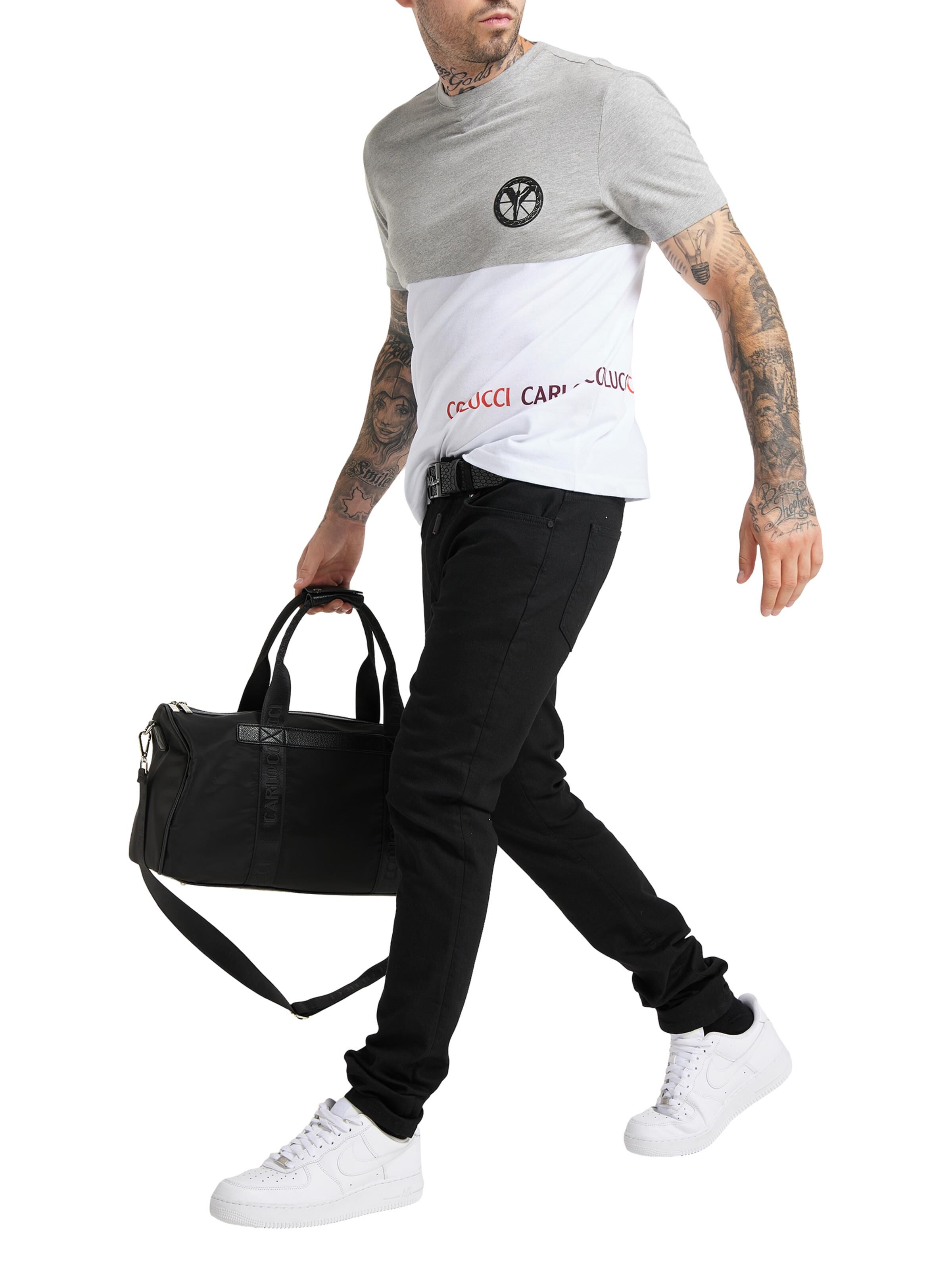  Flat jeans in cotton twill