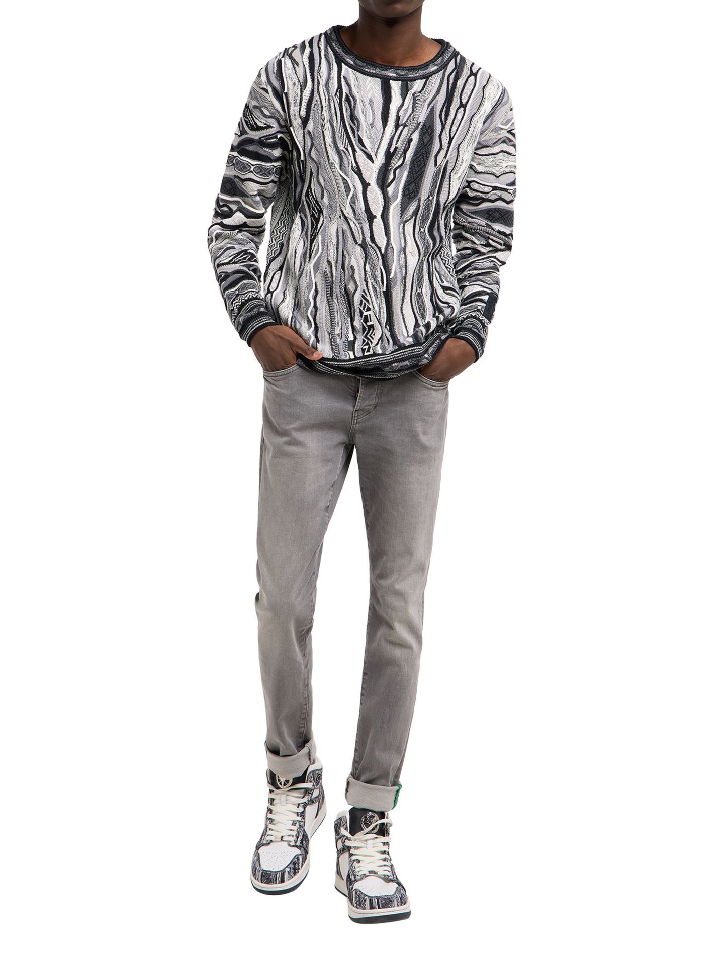 Jacques Knitted Jumper - White