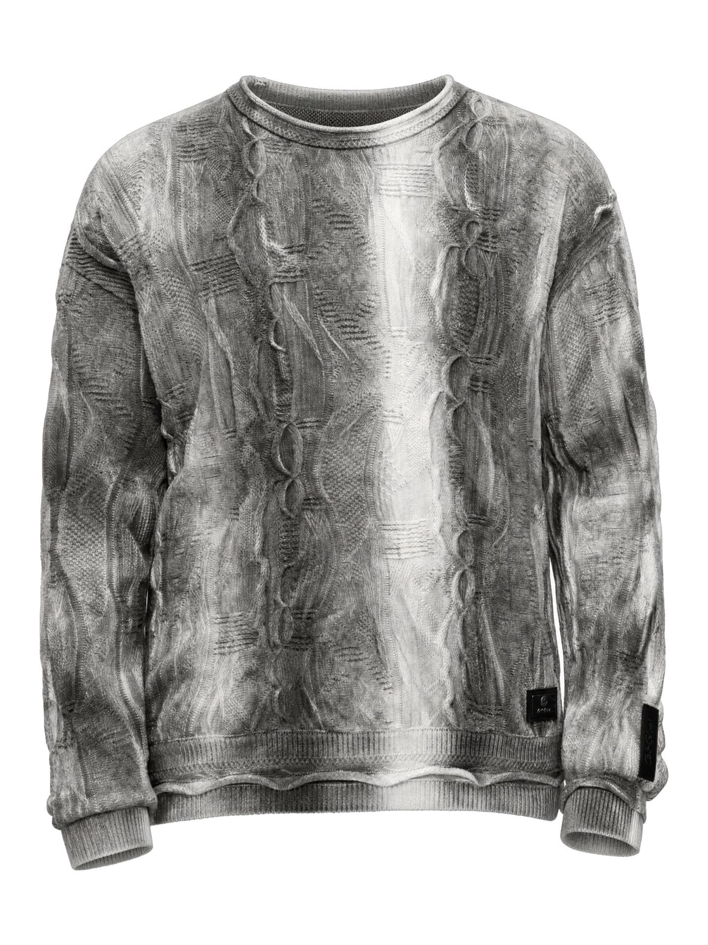   3D-Knit pullover liquid stitches