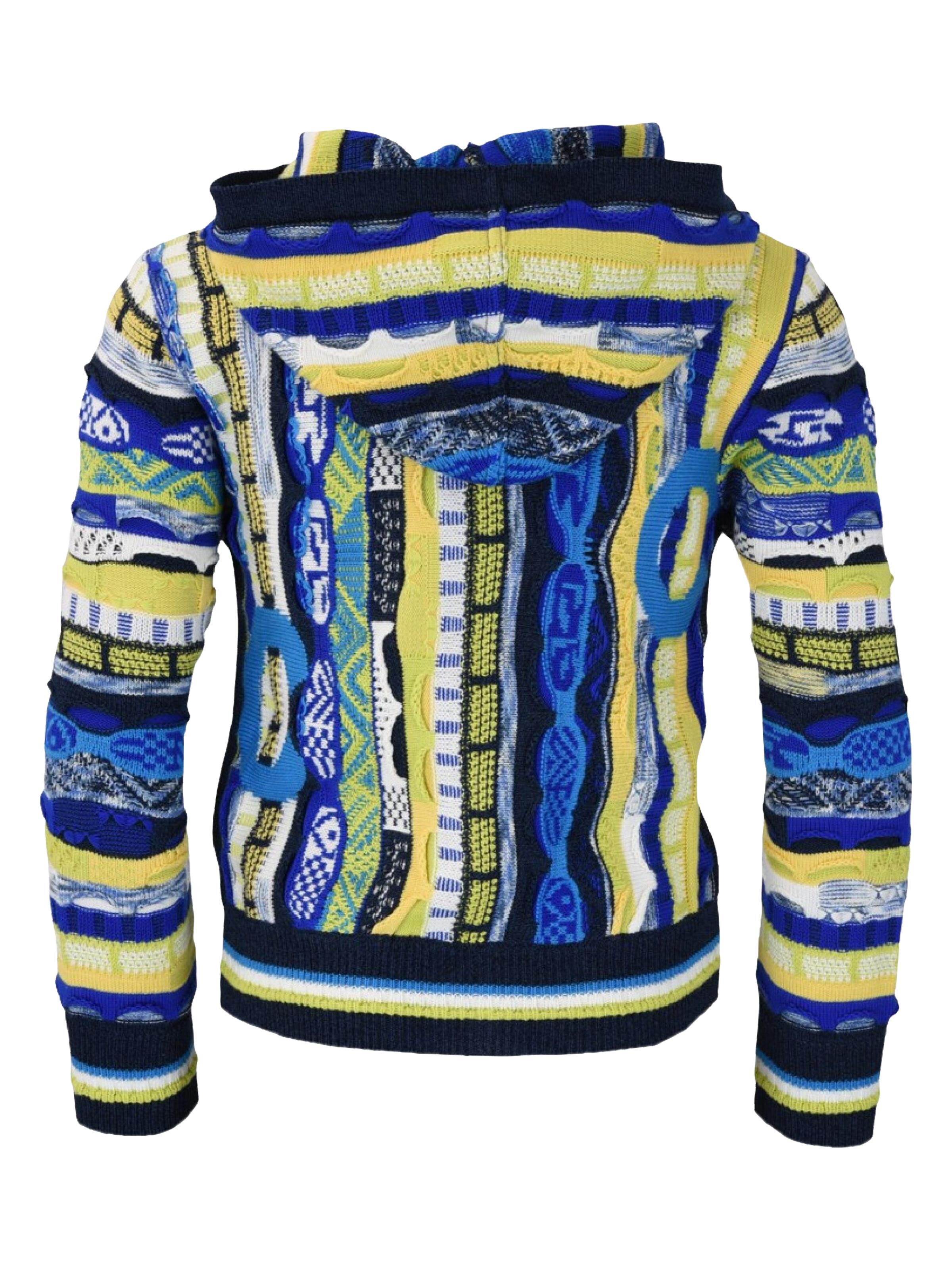  Allover Mädchen Strickjacke mit Stehkragen