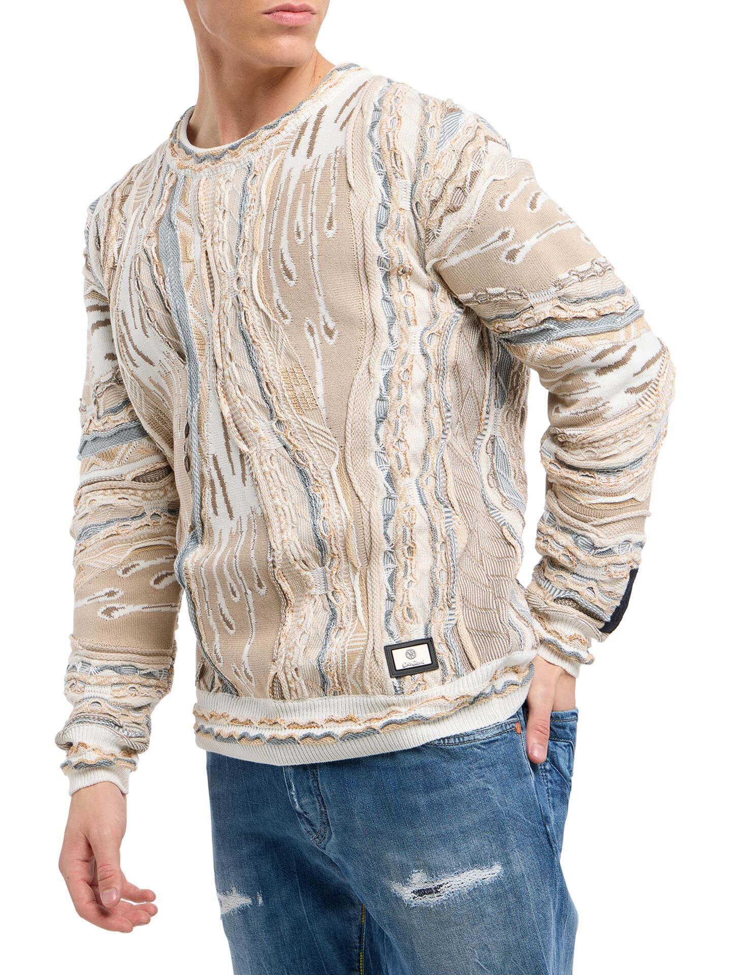 Knit sweater - 3D knit