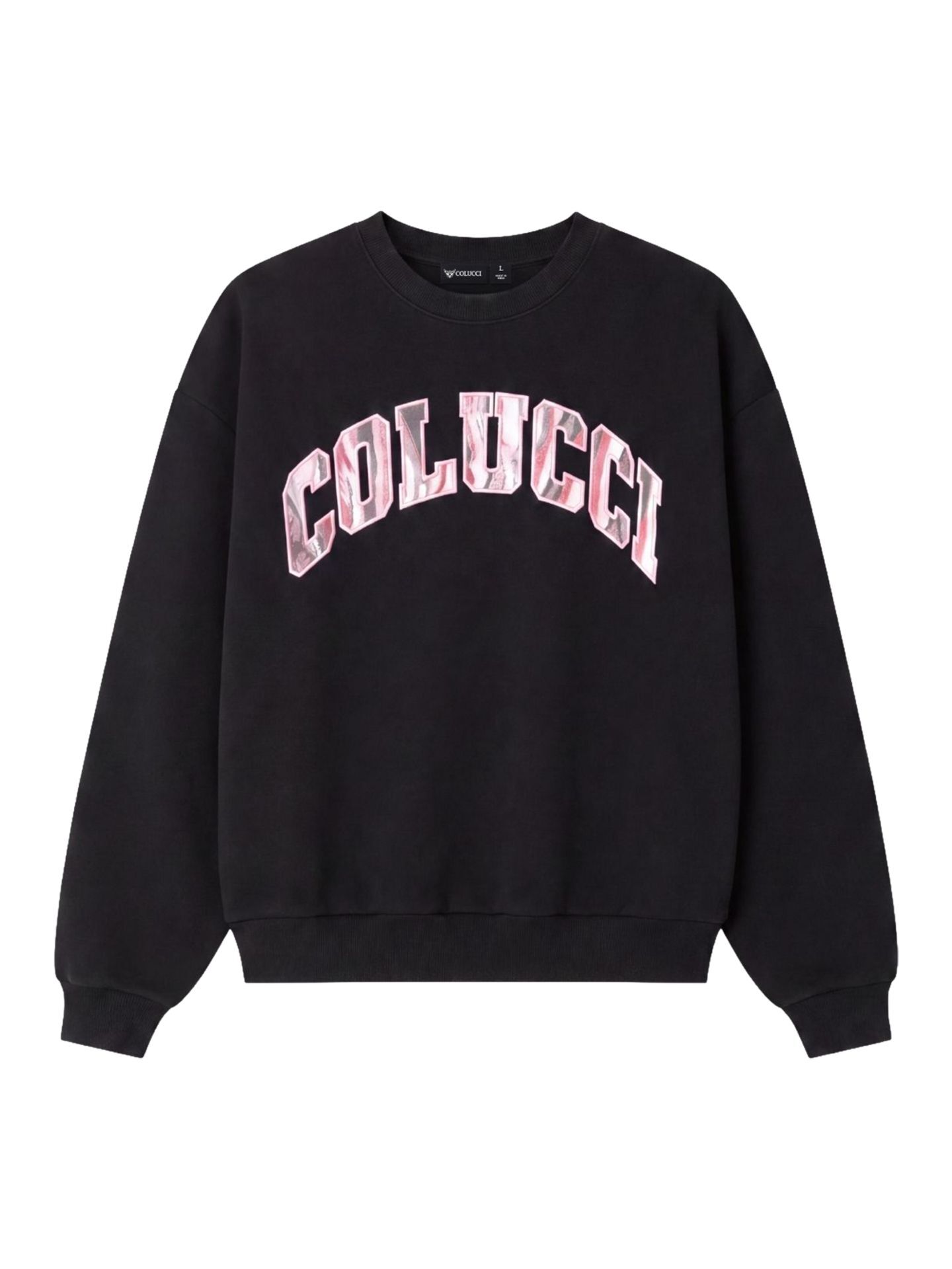 Carlo Colucci Logo Crewneck College - M Black