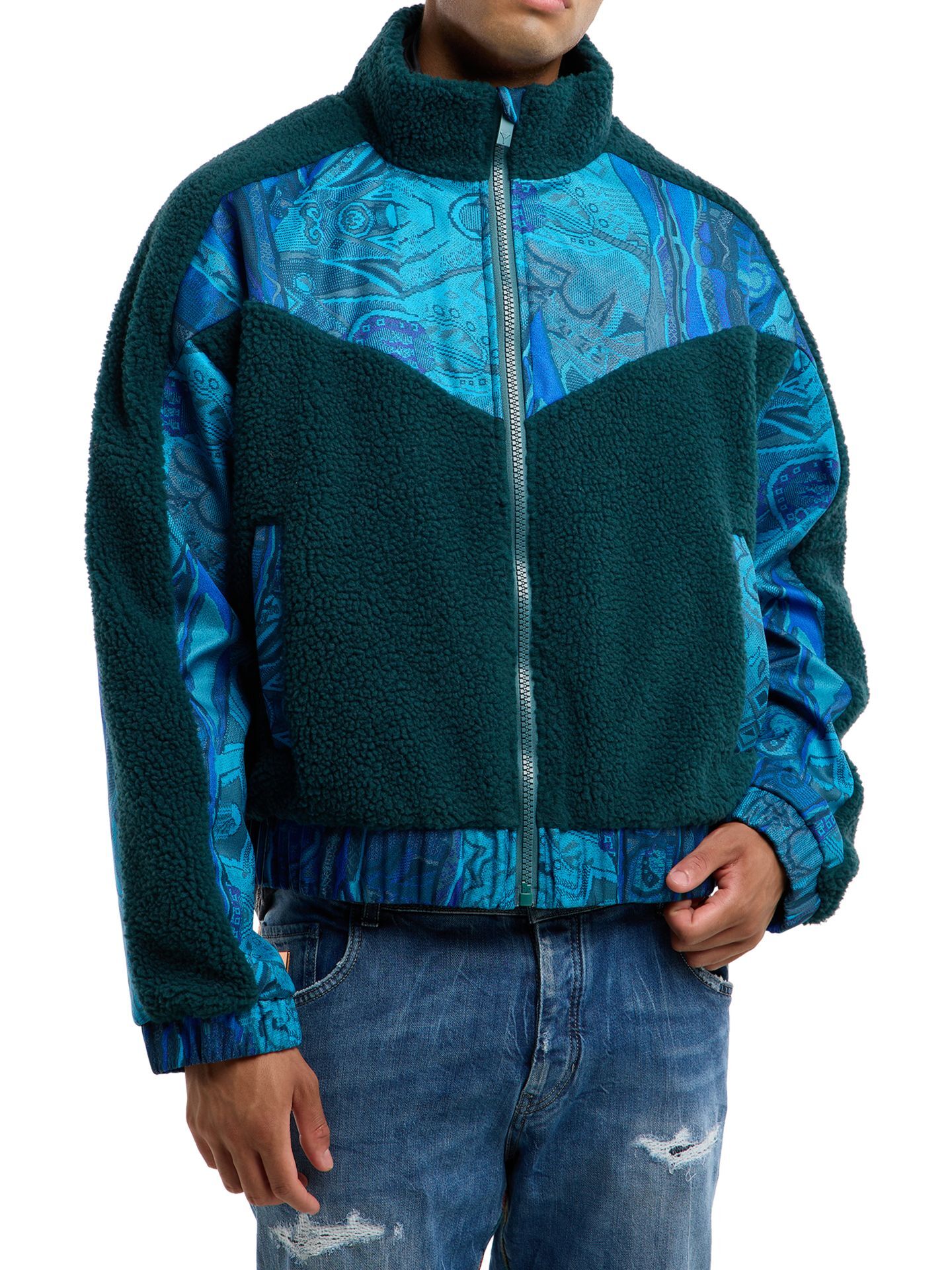 Puffer Teddy Jacke - Retro Vibes