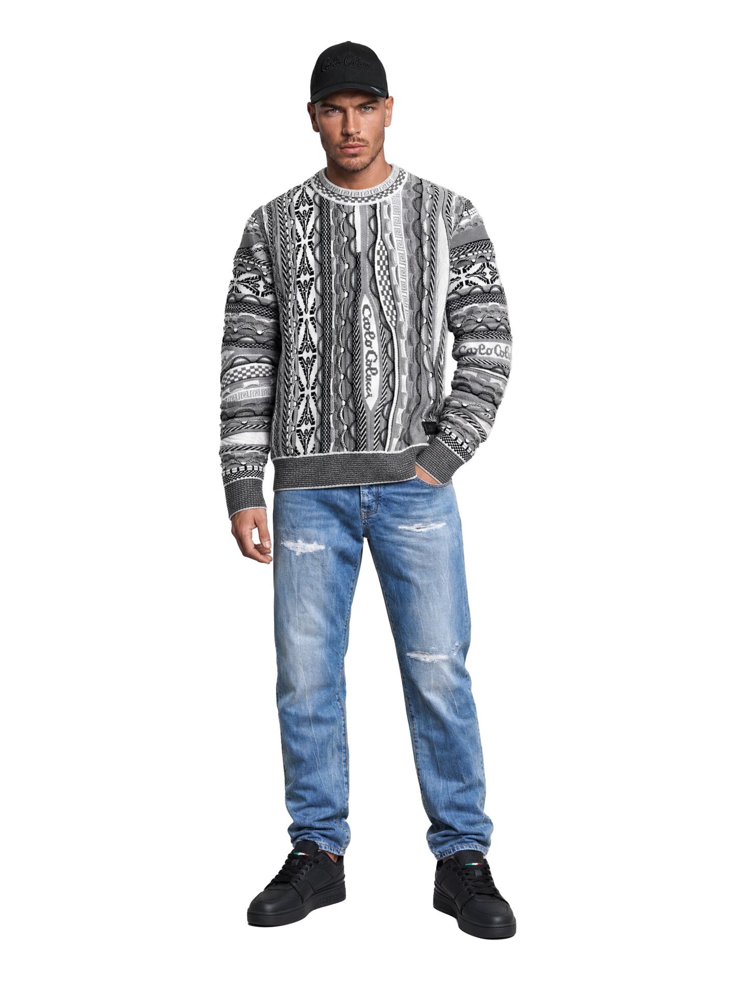  Knit sweater- 3D Knit