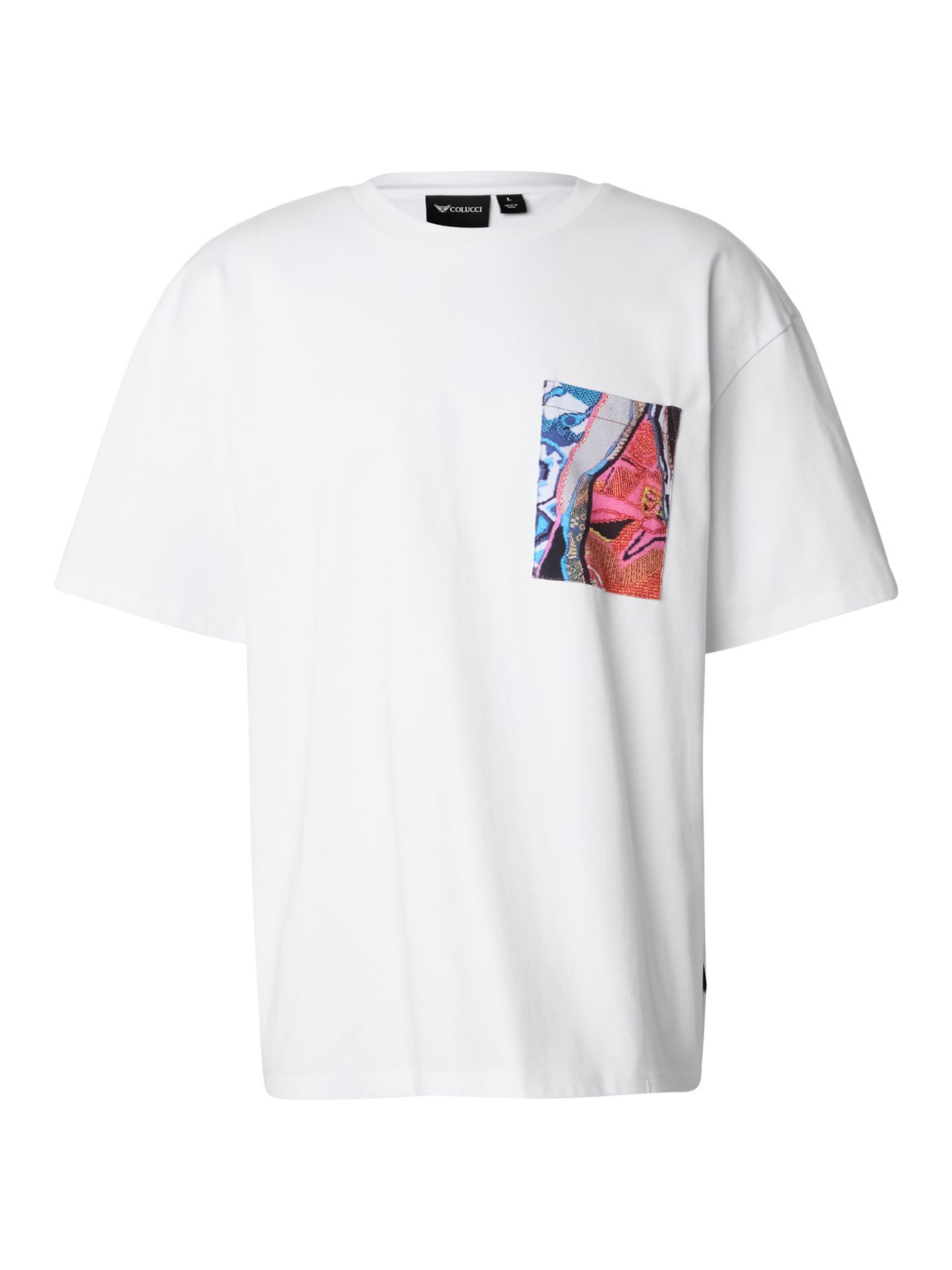  T-Shirt with multicolor pocket