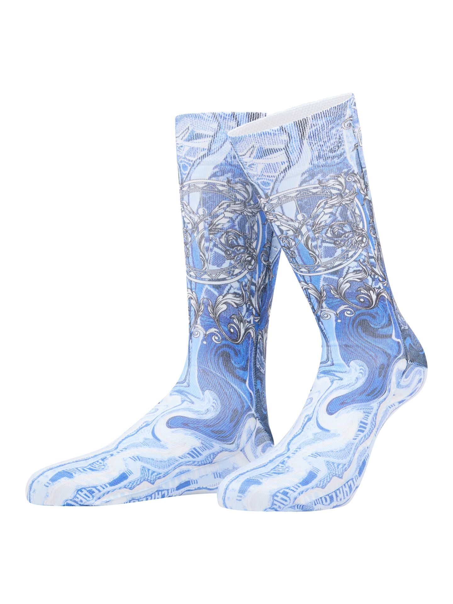 Bedruckte Socken -Fusion-