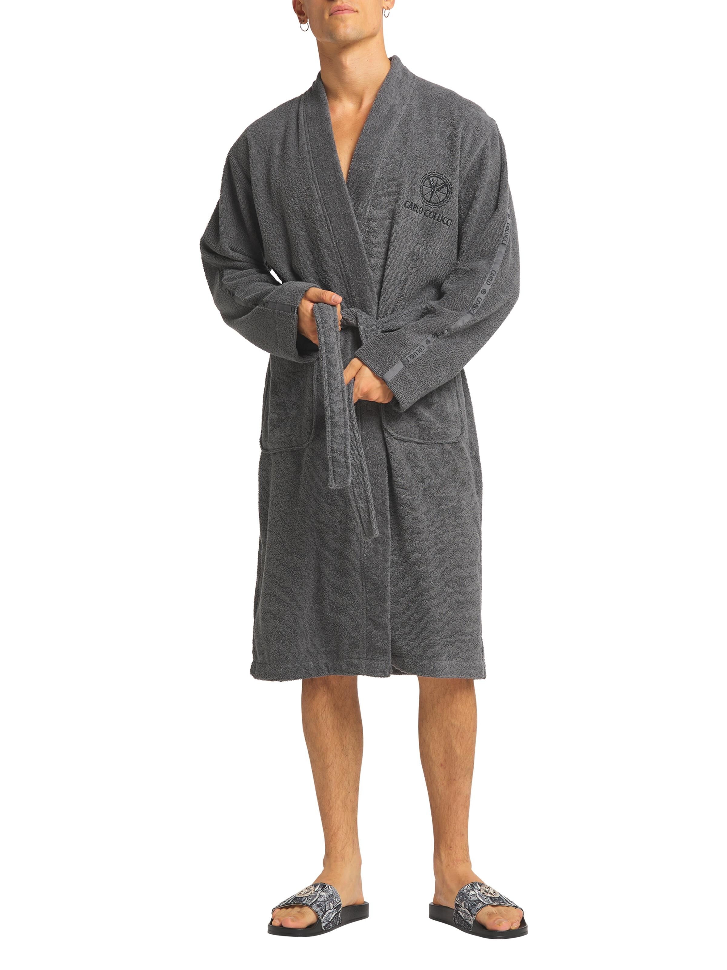  Bathrobe with embroidery