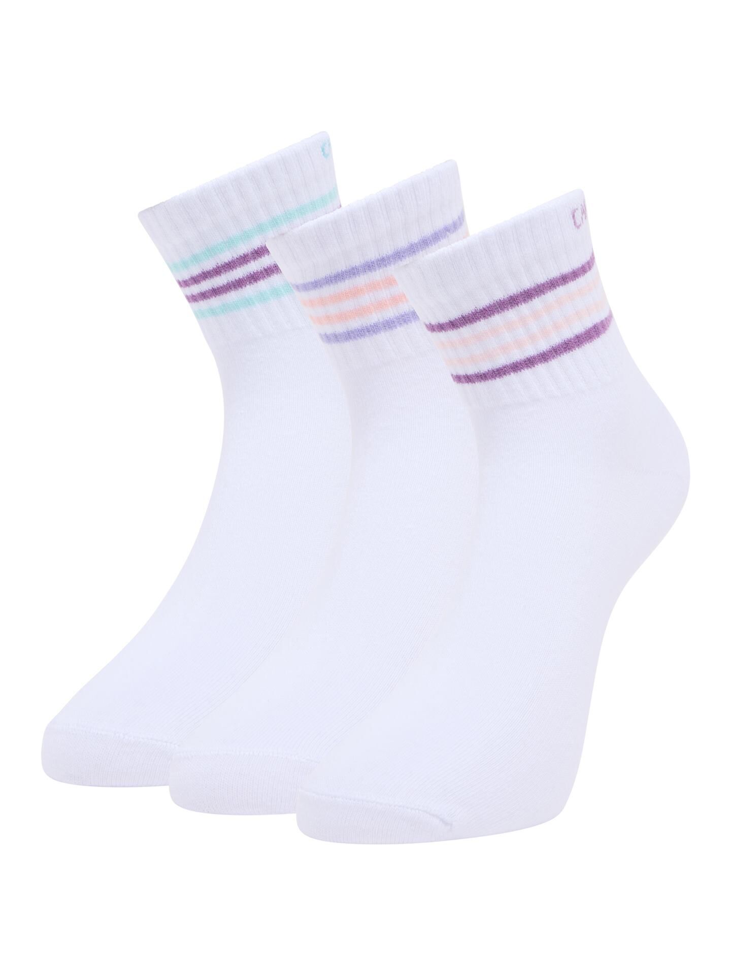 Quartersocken, 3er Pack