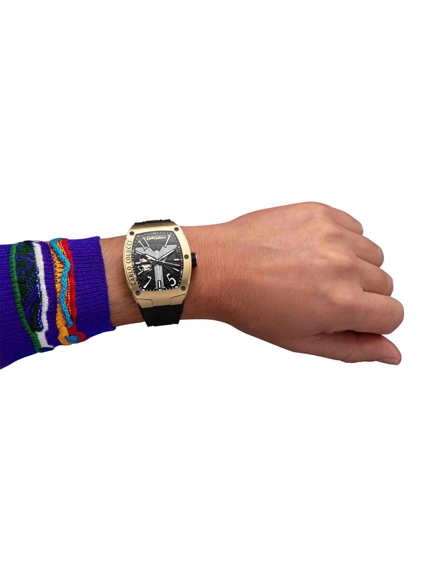 Edelstahl Uhr mit Silikonarmband