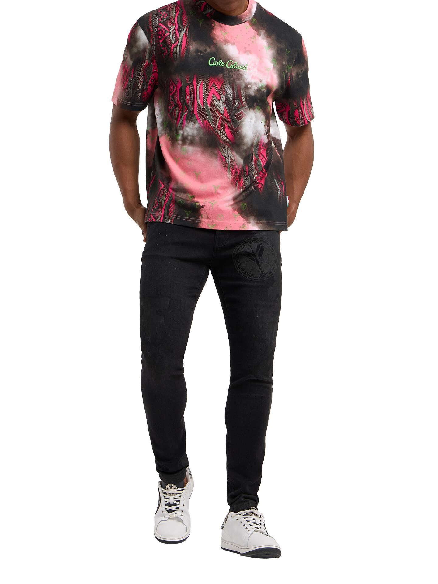 Oversize T-Shirt - Sprayed knit