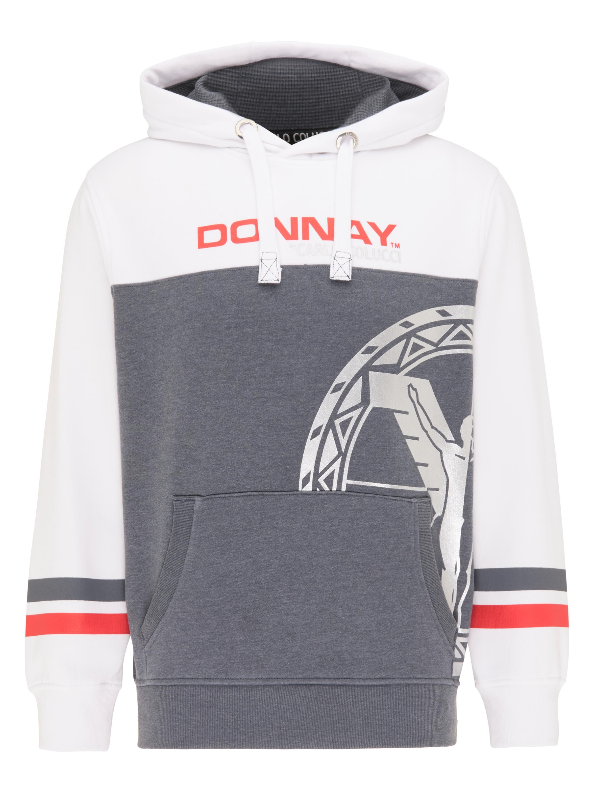 DONNAY by CARLO COLUCCI men's sweat shirt with logo, black Dark