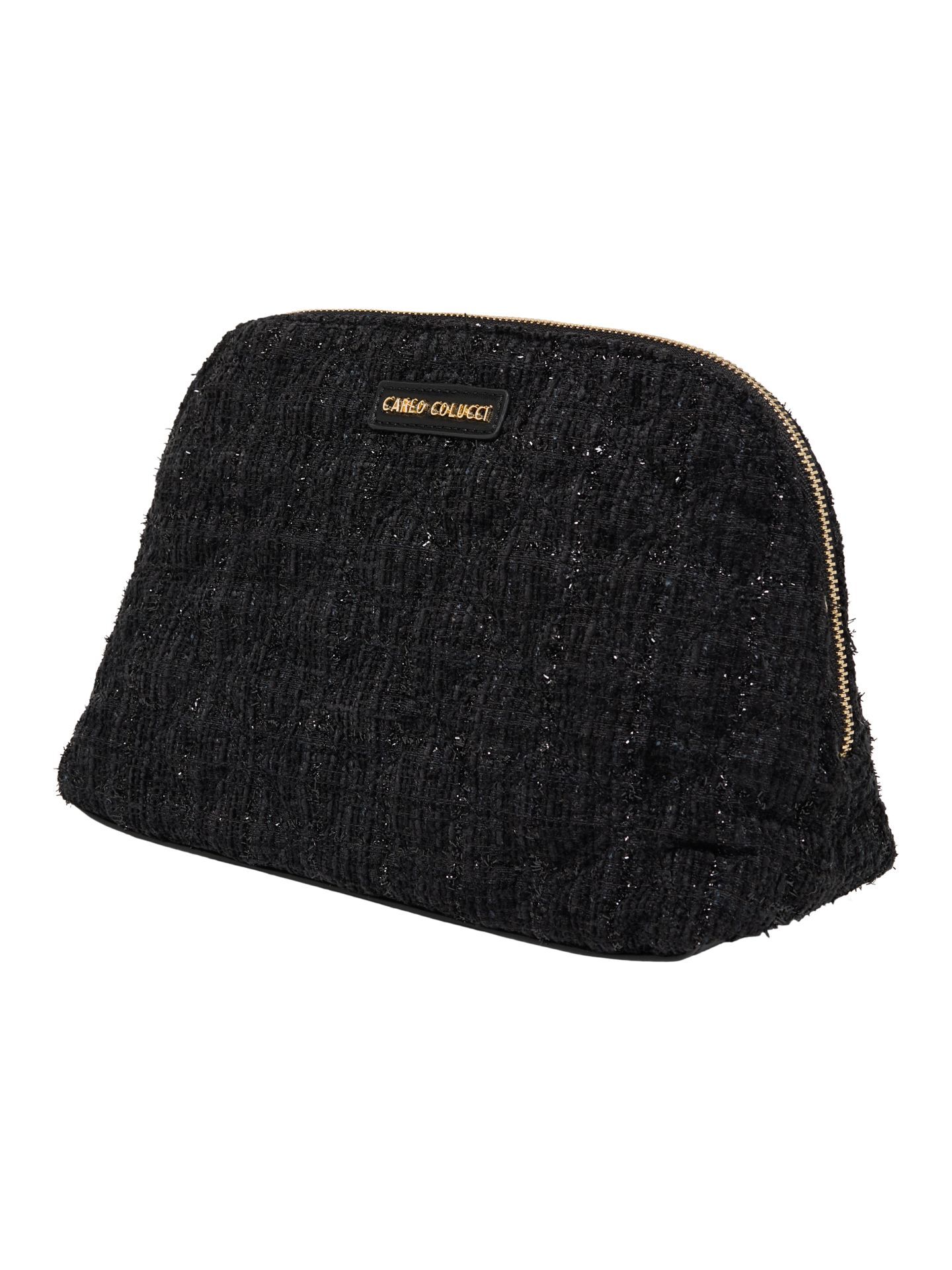  Bouclé Kosmetik Tasche
