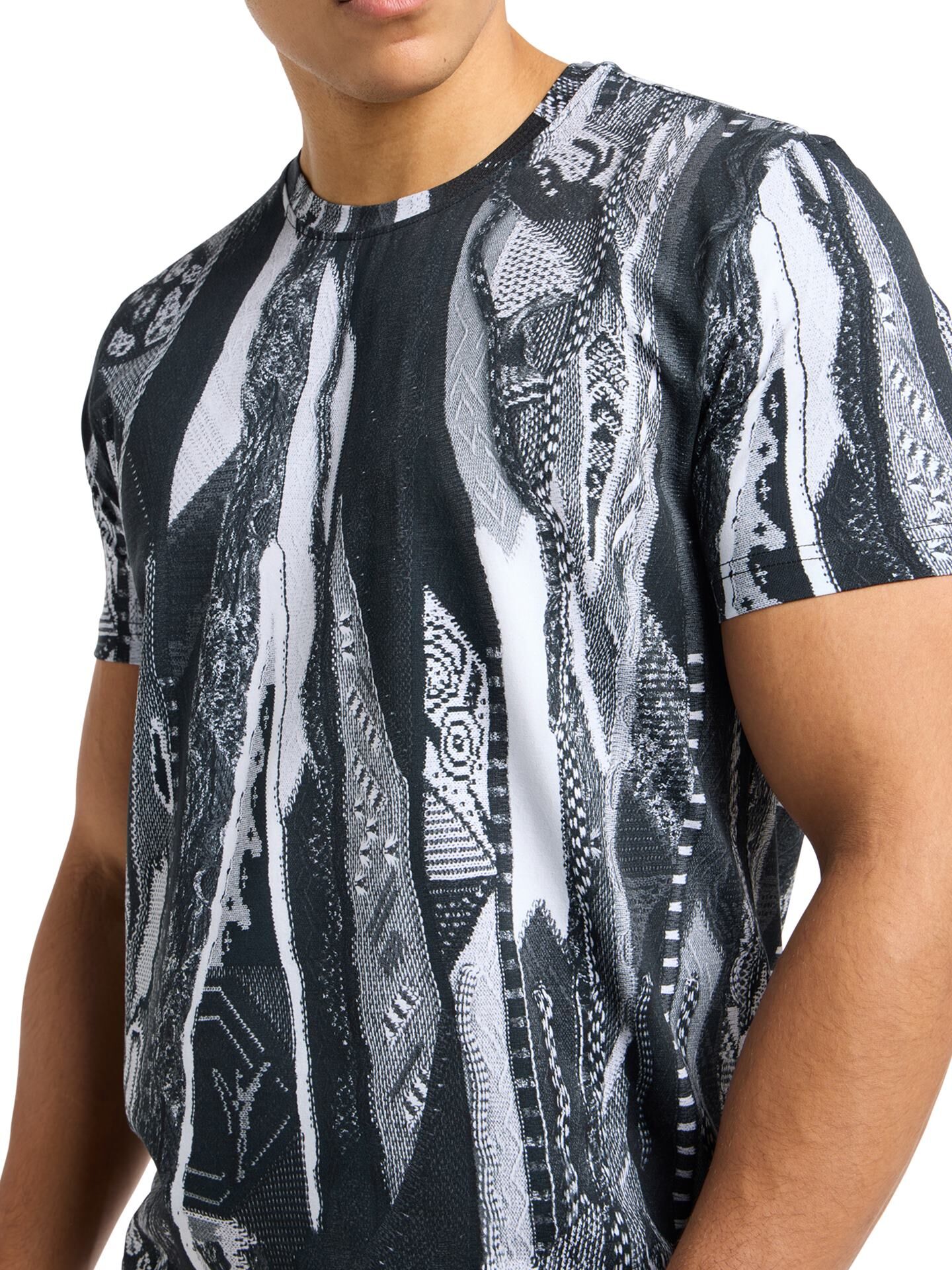 T-Shirt mit Knitprint