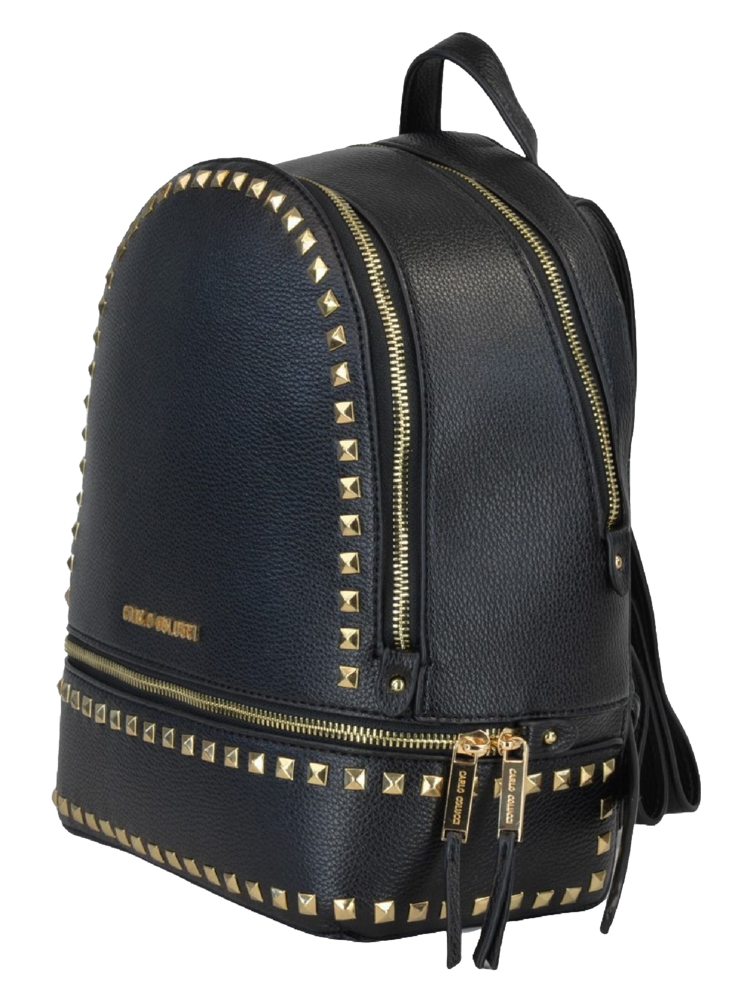 Backpack with pyramid rivets