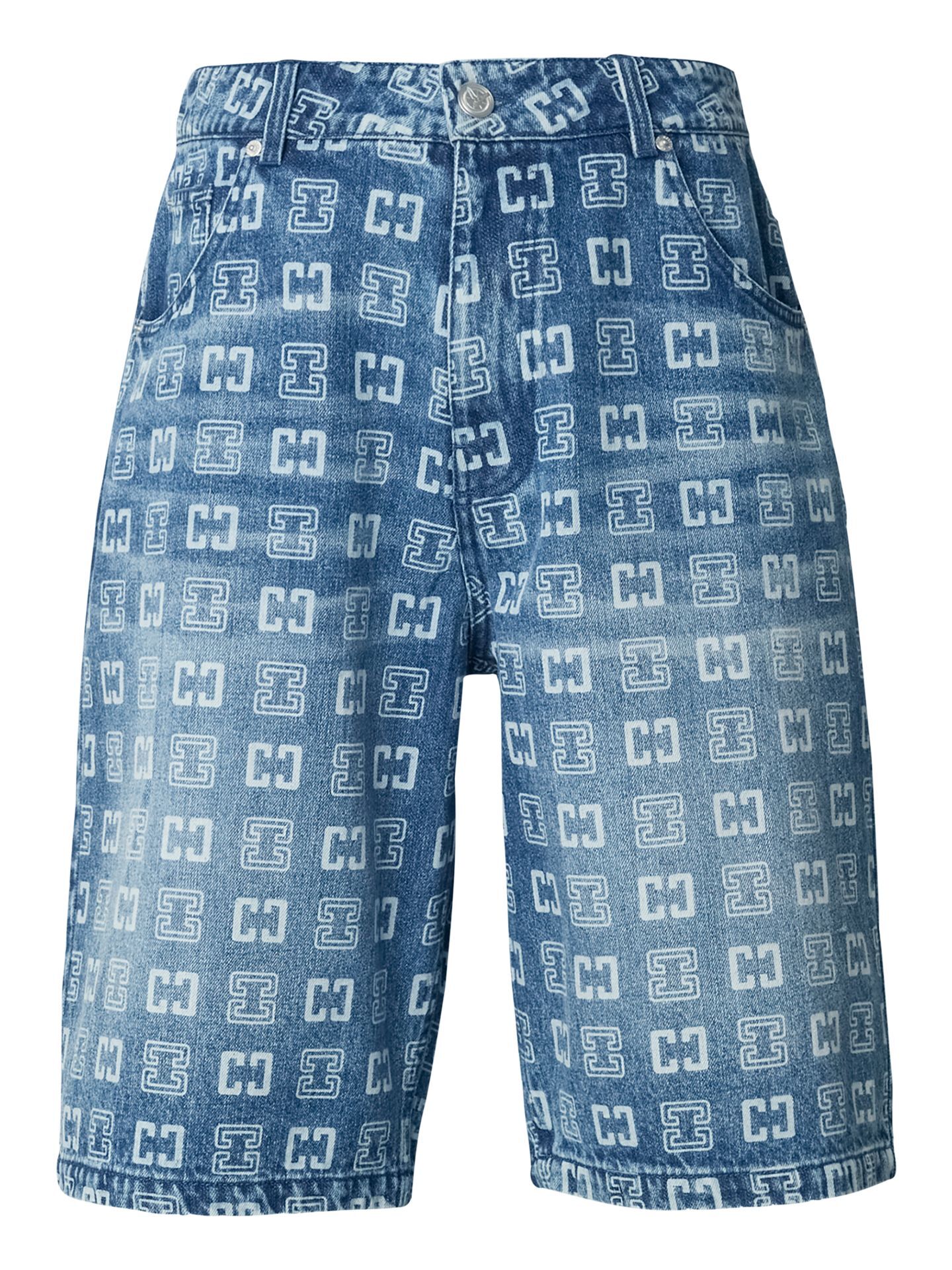  Monogram Denim Shorts