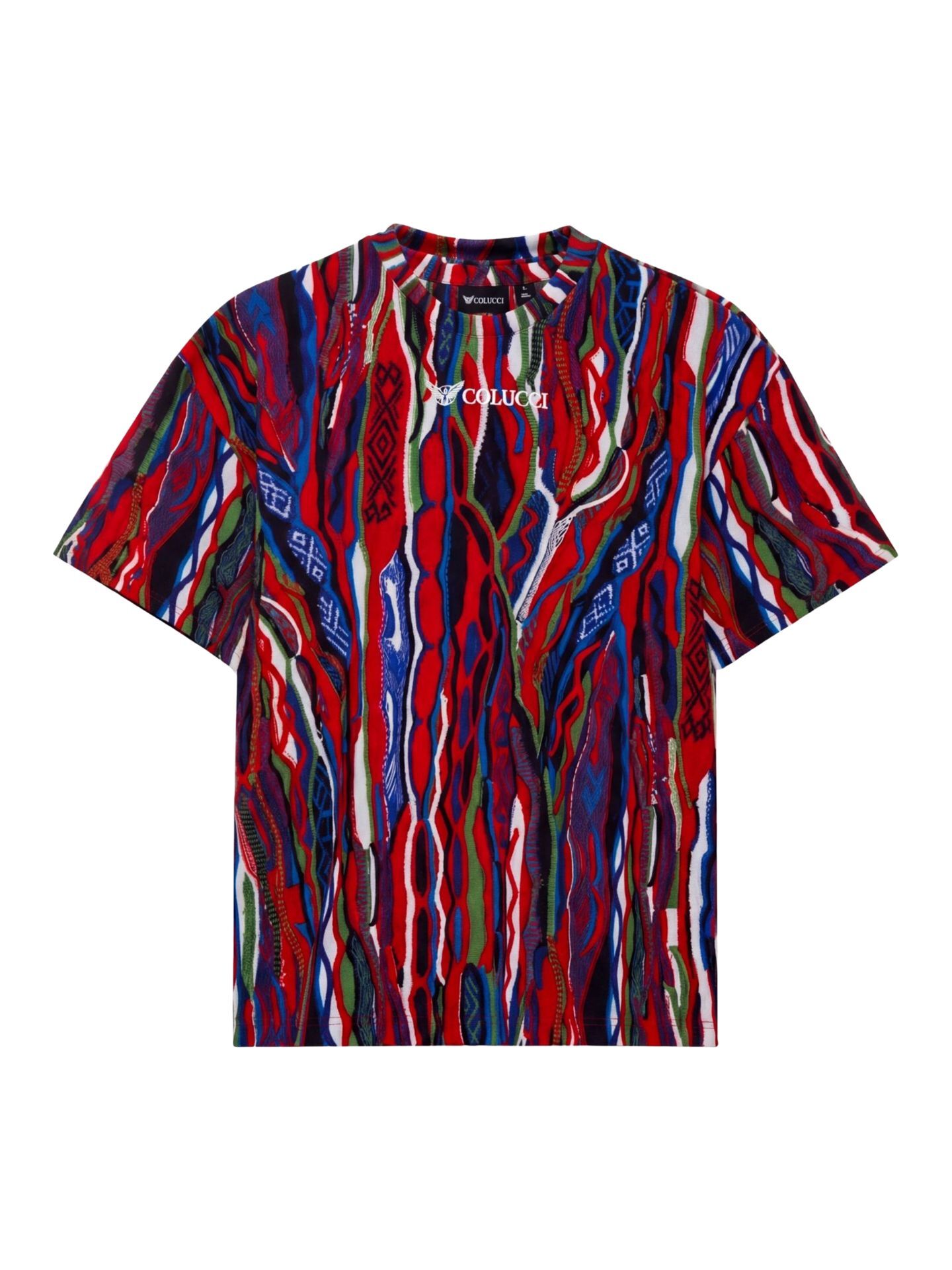Carlo Colucci Signature T-Shirt - Mehrfarbig L