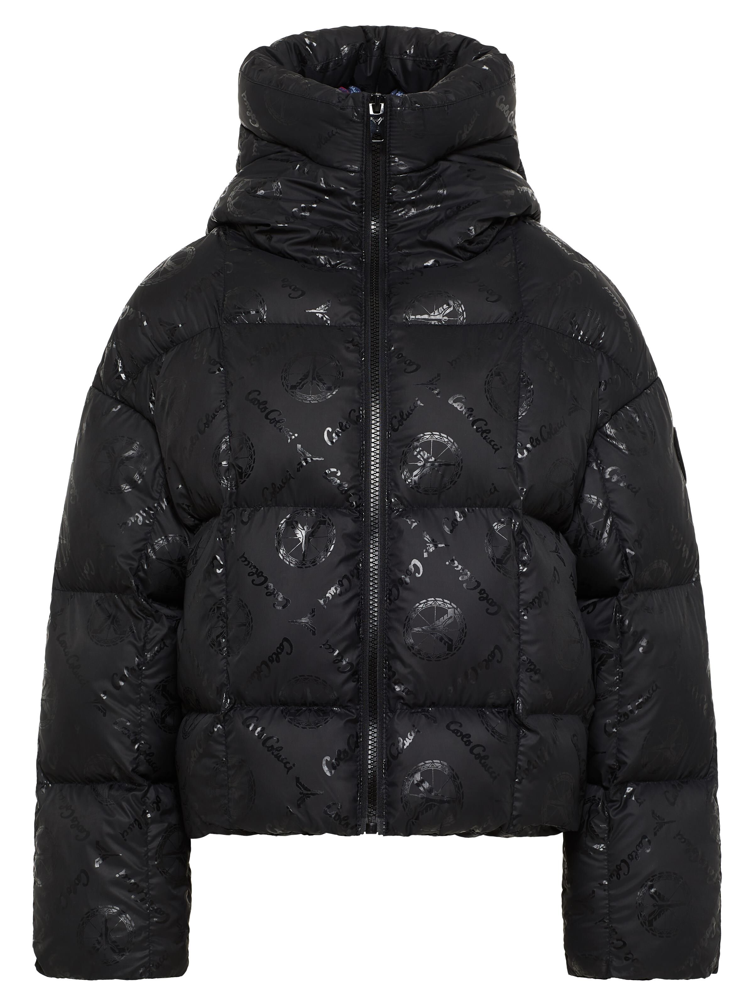 Wattierte Oversize Jacke mit Unique Badge