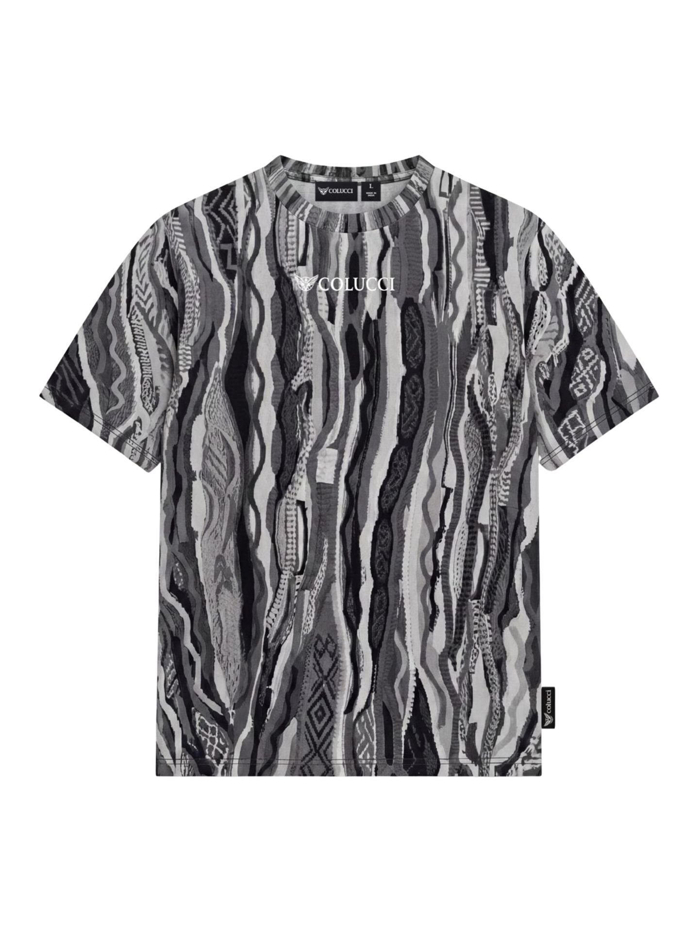 Carlo Colucci Signature T-Shirt - Schwarz M