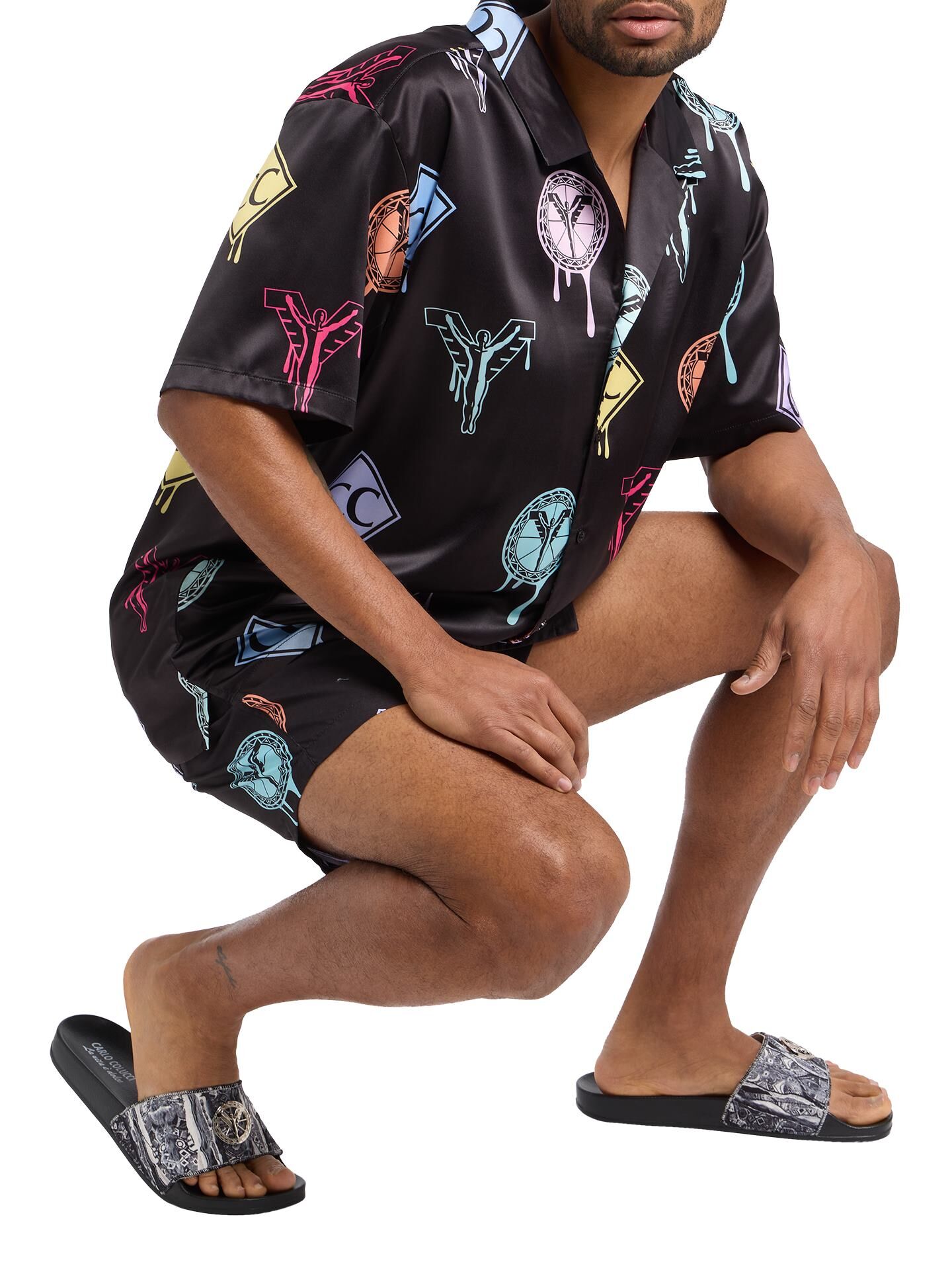 Logo print shirt