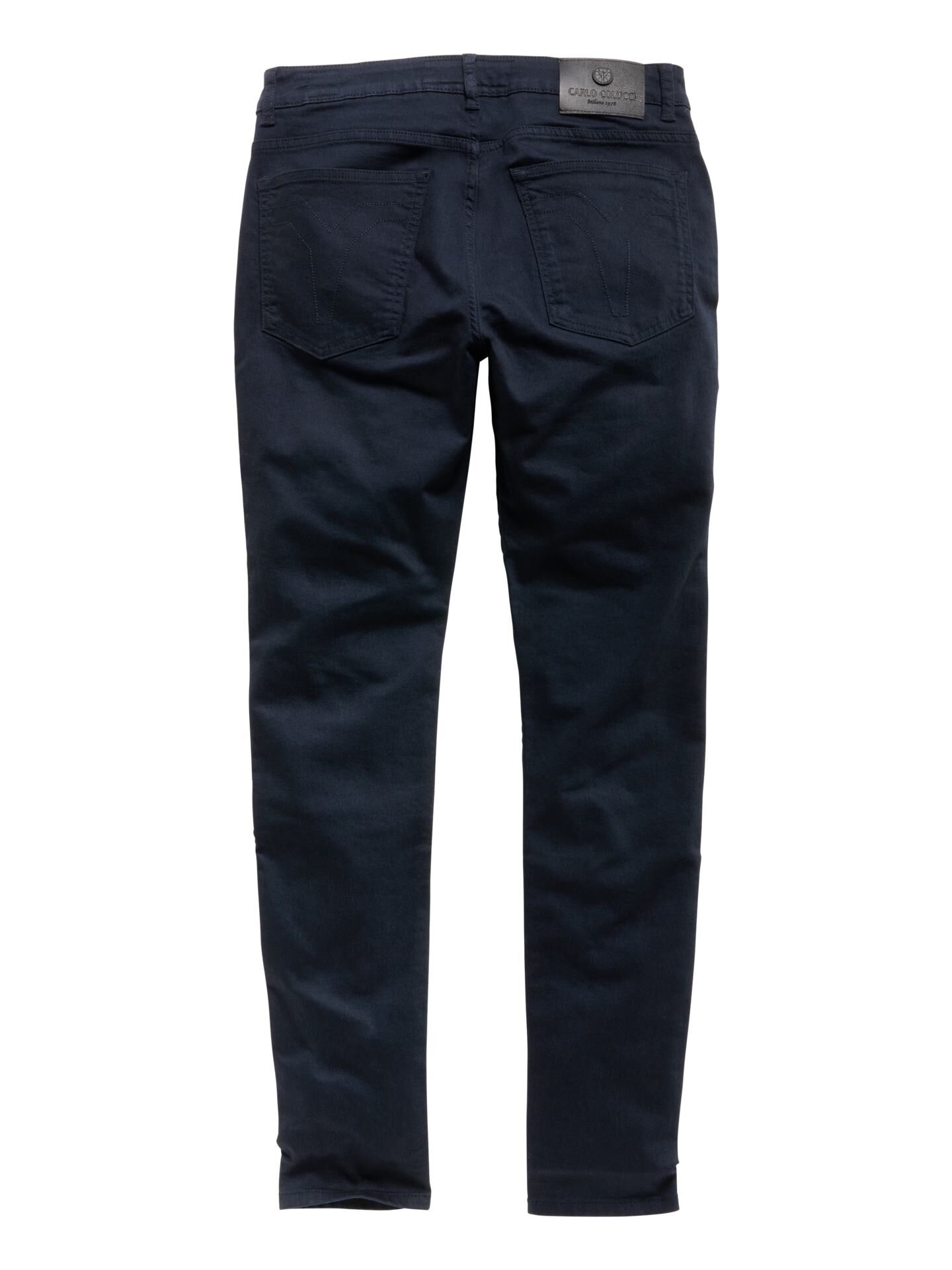 Flat Jeans in Twillstoff