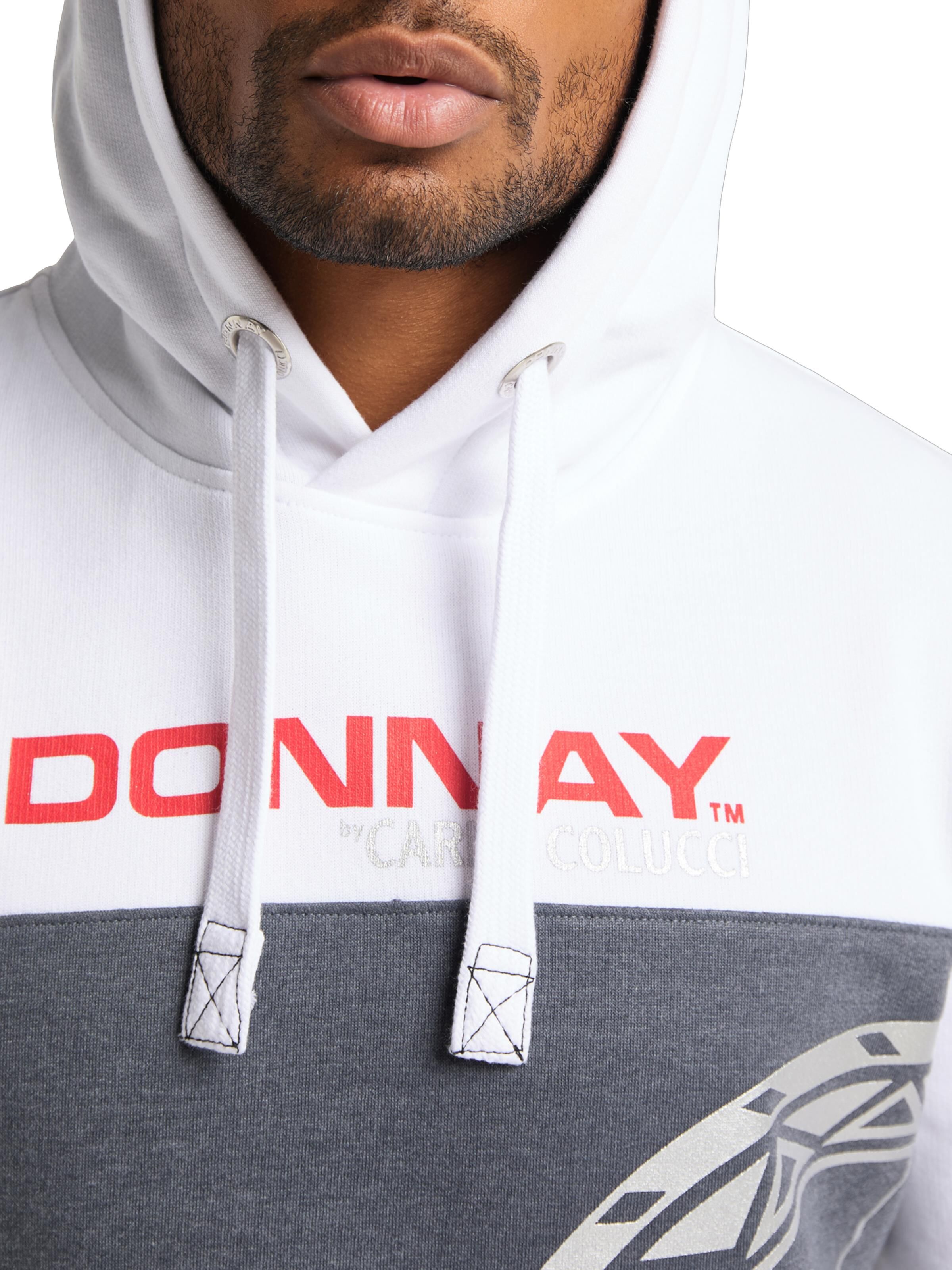 DONNAY by CARLO COLUCCI men's sweat shirt with logo, black Dark