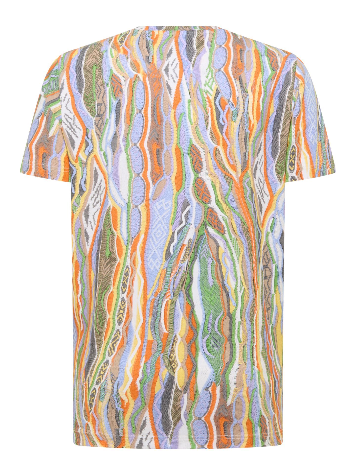  Knit print T-shirt - 3D knit