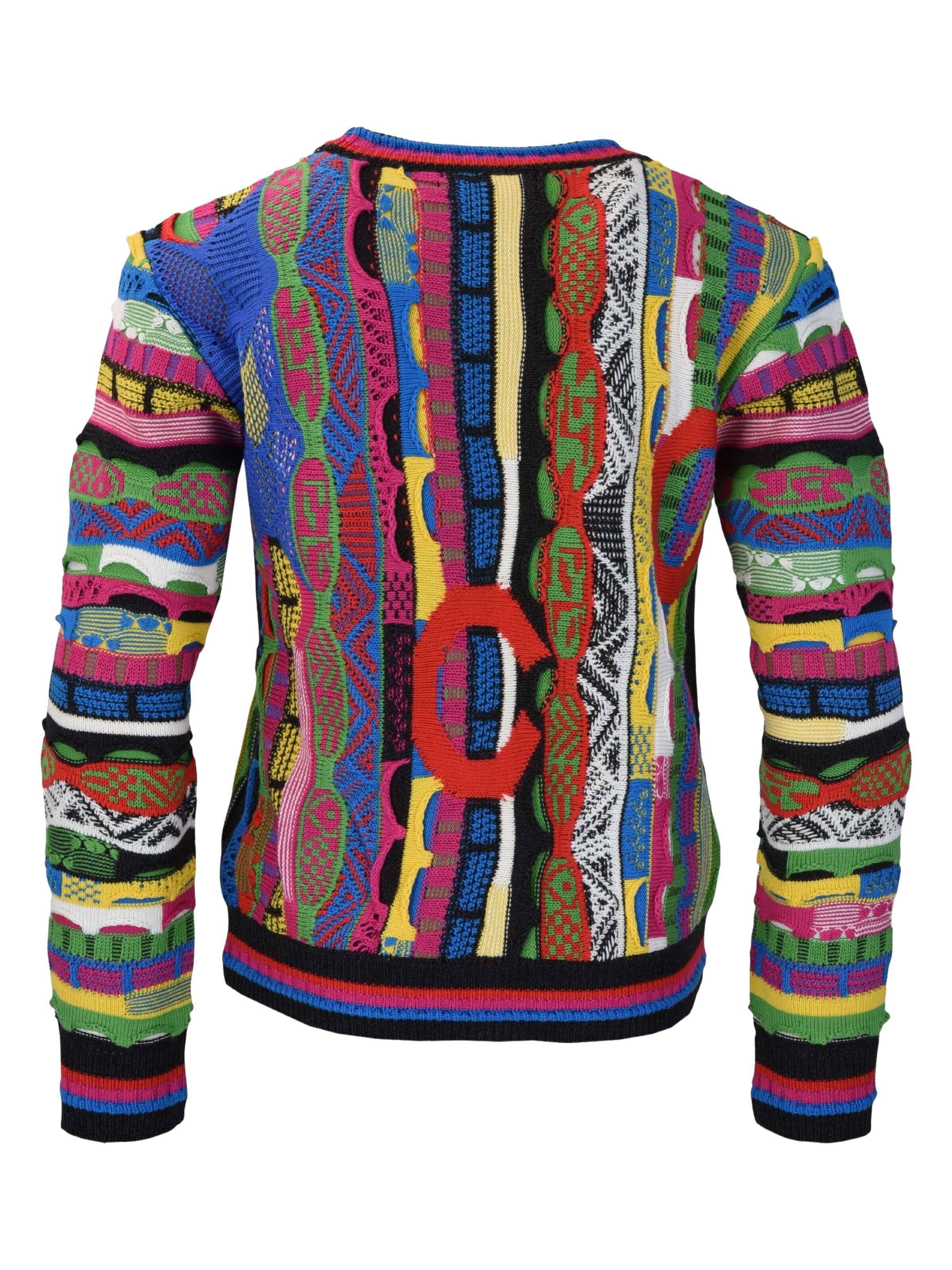 Farbgewaltiger Jungen Pullover