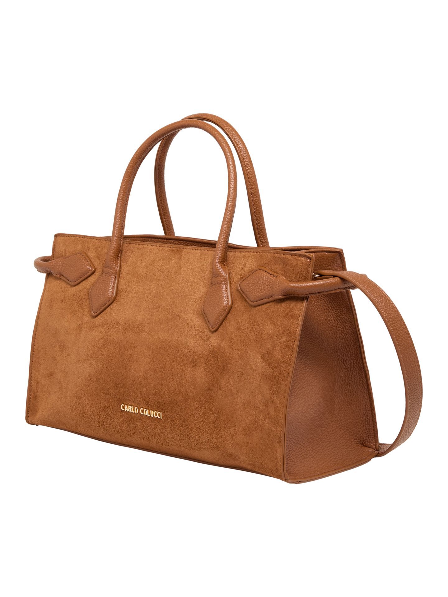  Velours-Optik Handtasche