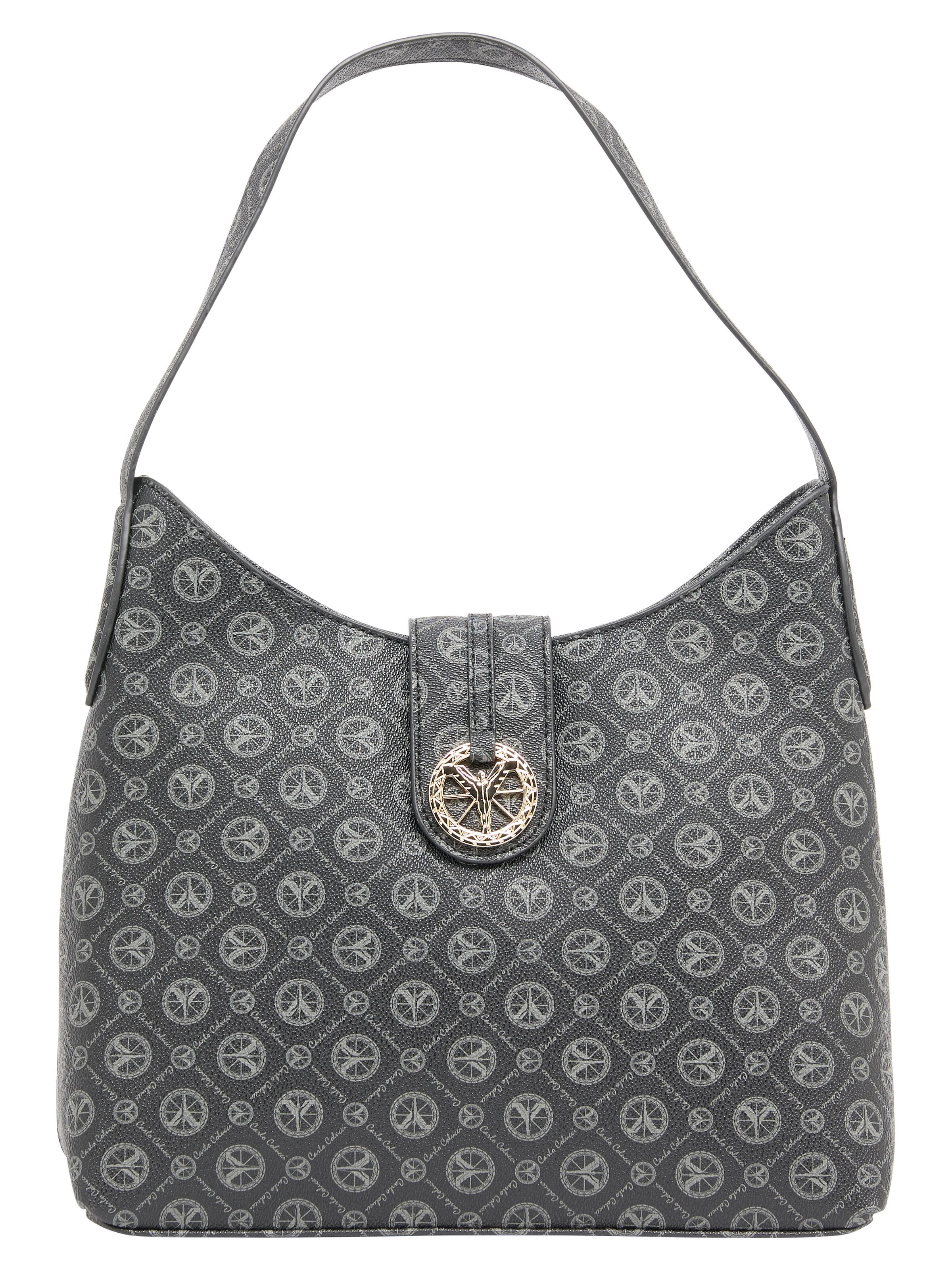 Carlo Colucci Hobo Tasche - Schwarz Schwarz