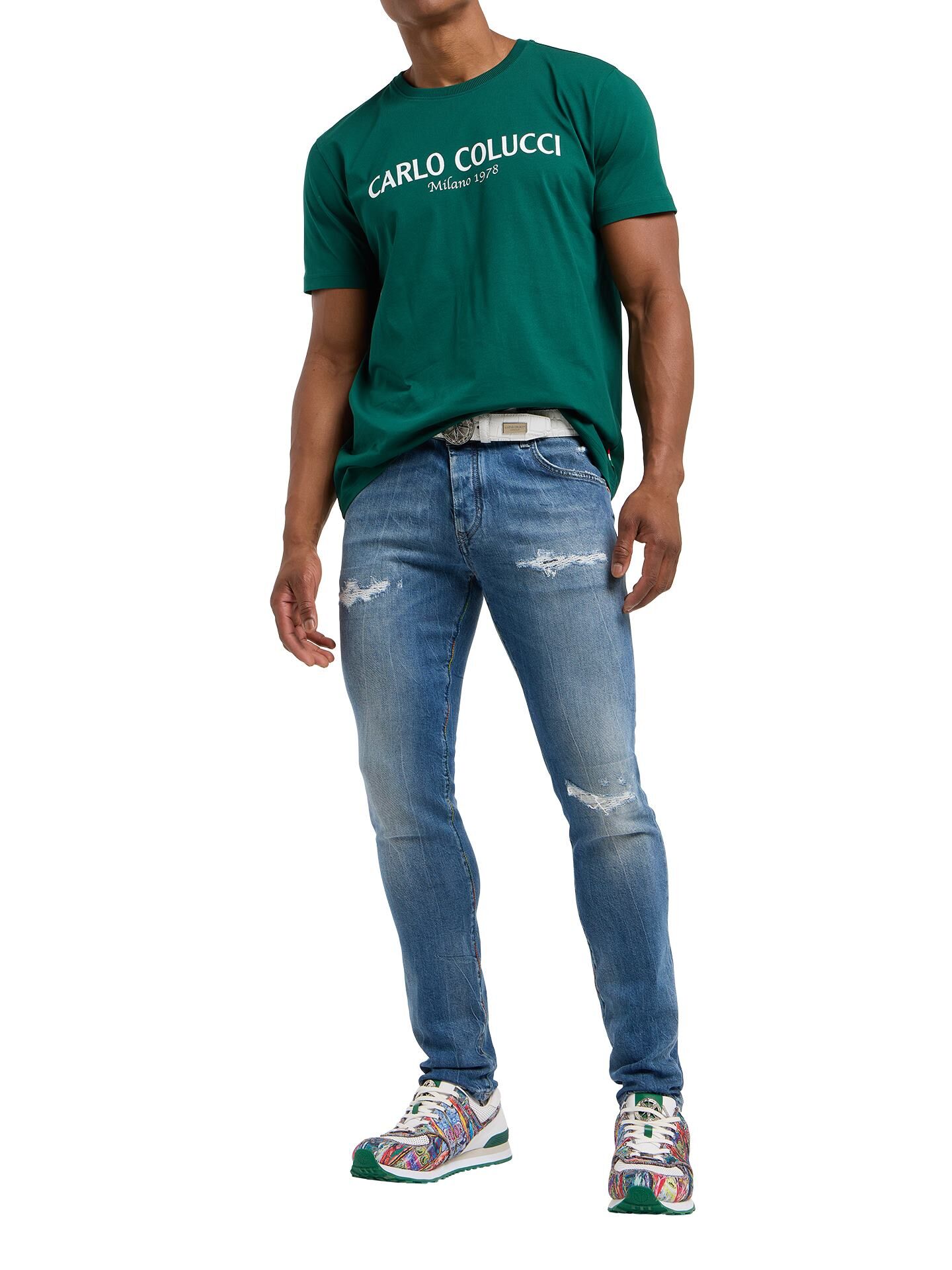 T-Shirt mit Logoprint