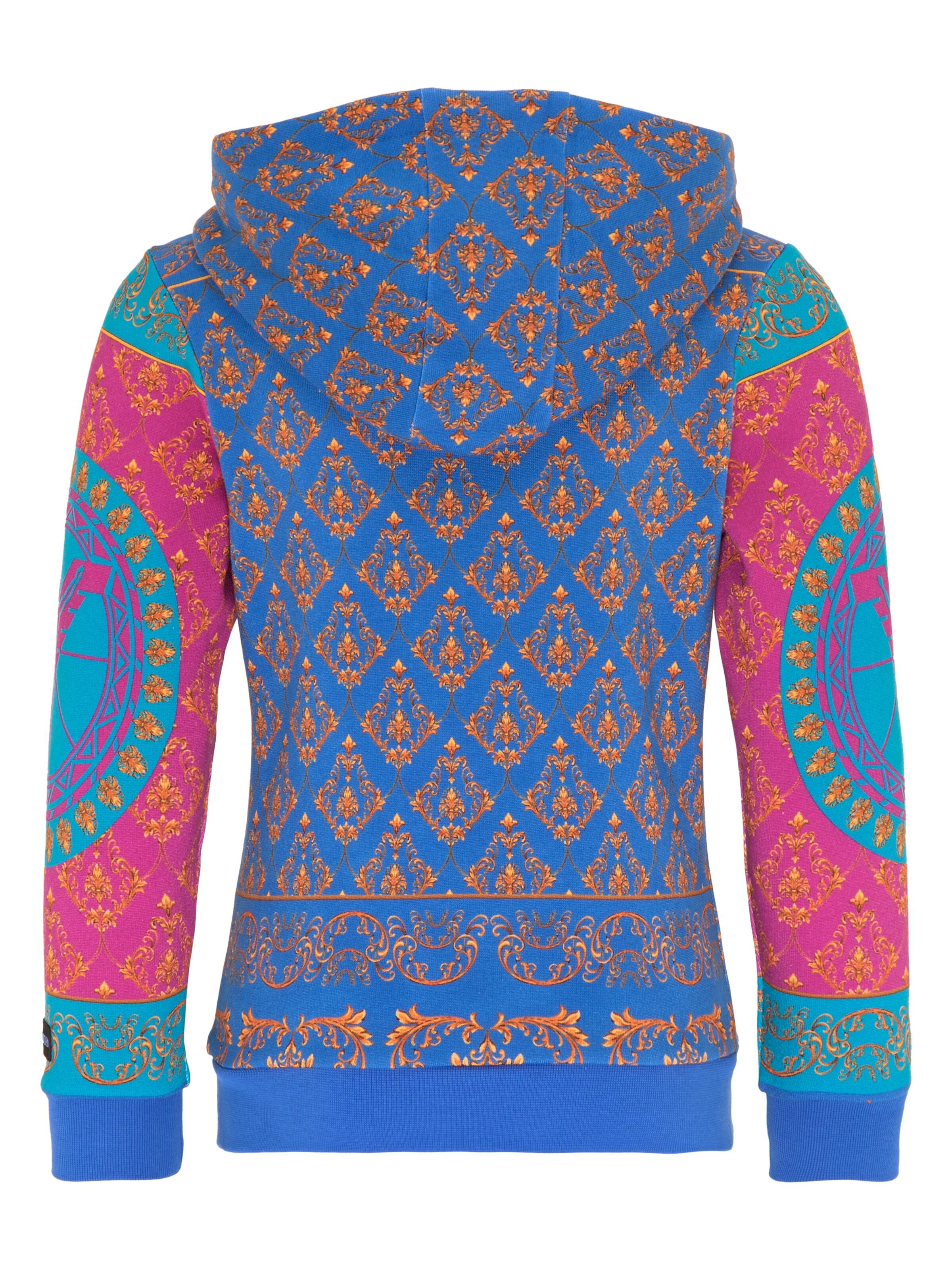 Kinder Hoodie mit Barock-Muster