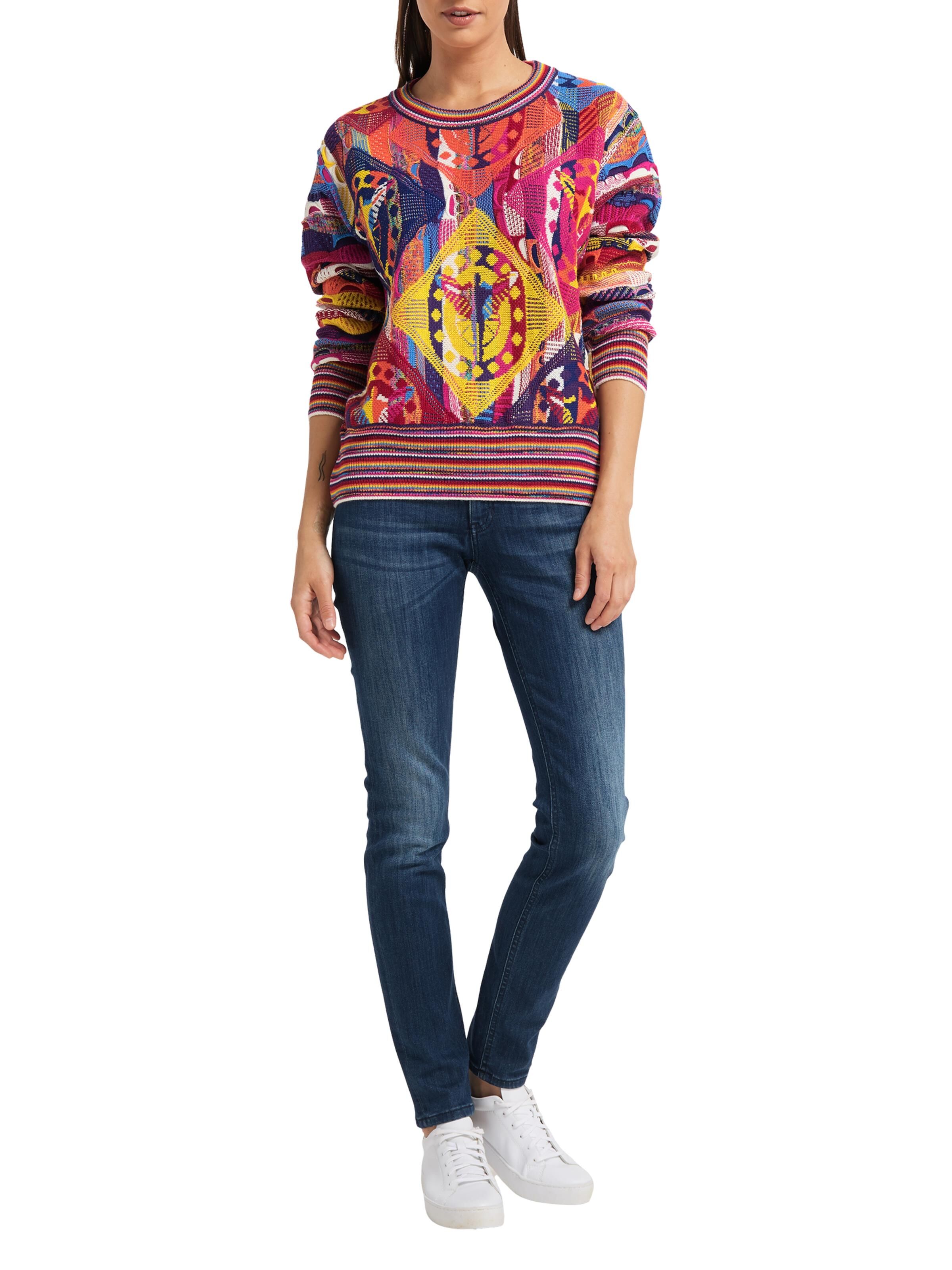 Damen Strickpullover mit Rundhalsausschnitt
