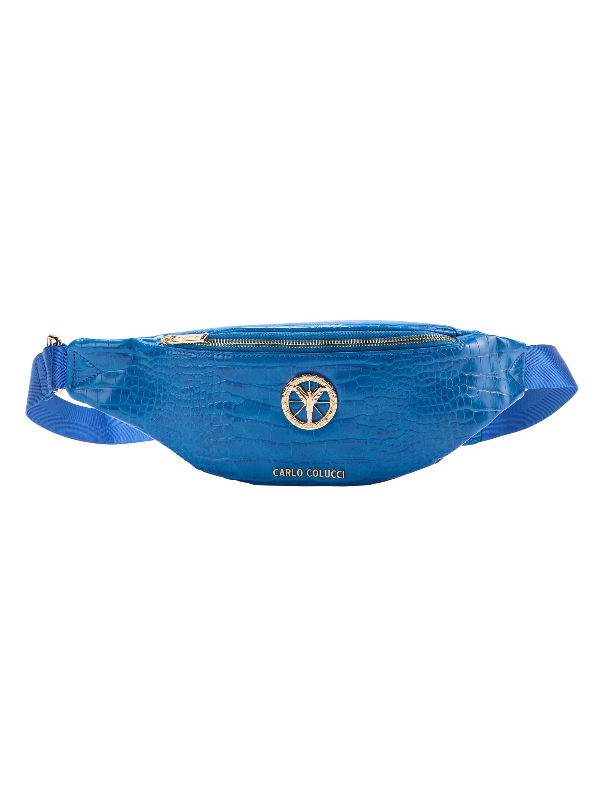 Bum bag in crocodile look