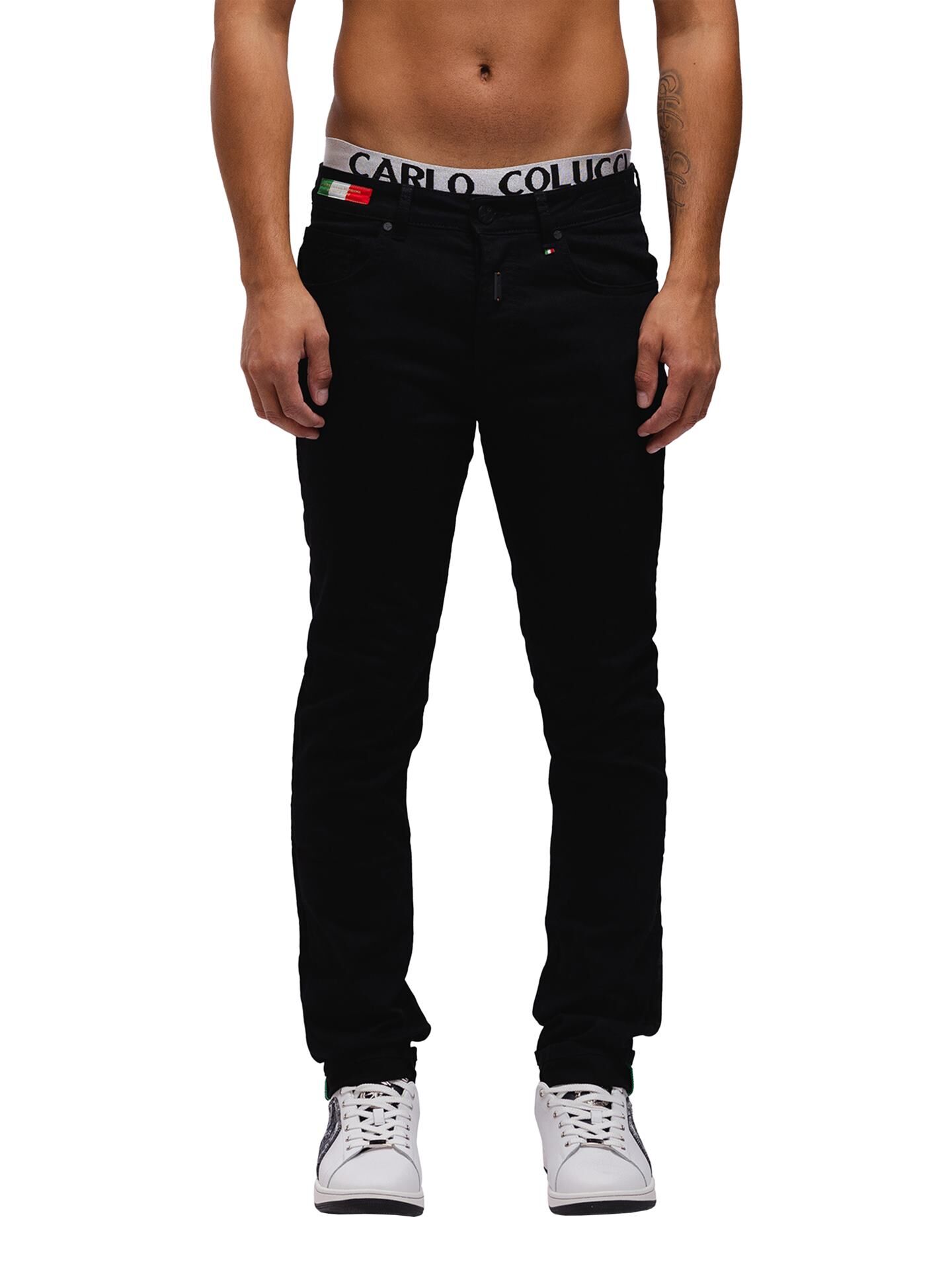  Flat Jeans in Twillstoff