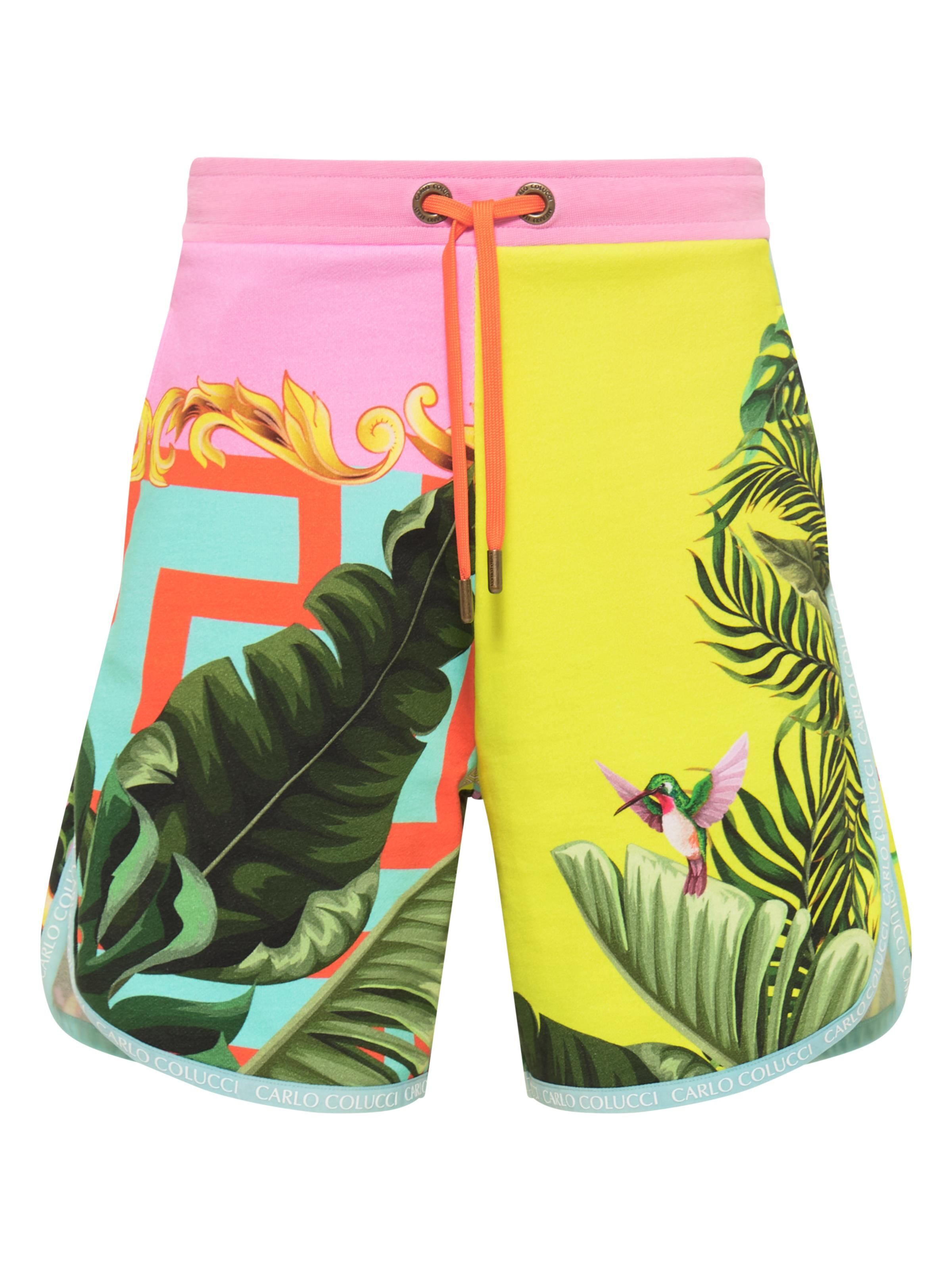 Bunt bedruckte Short