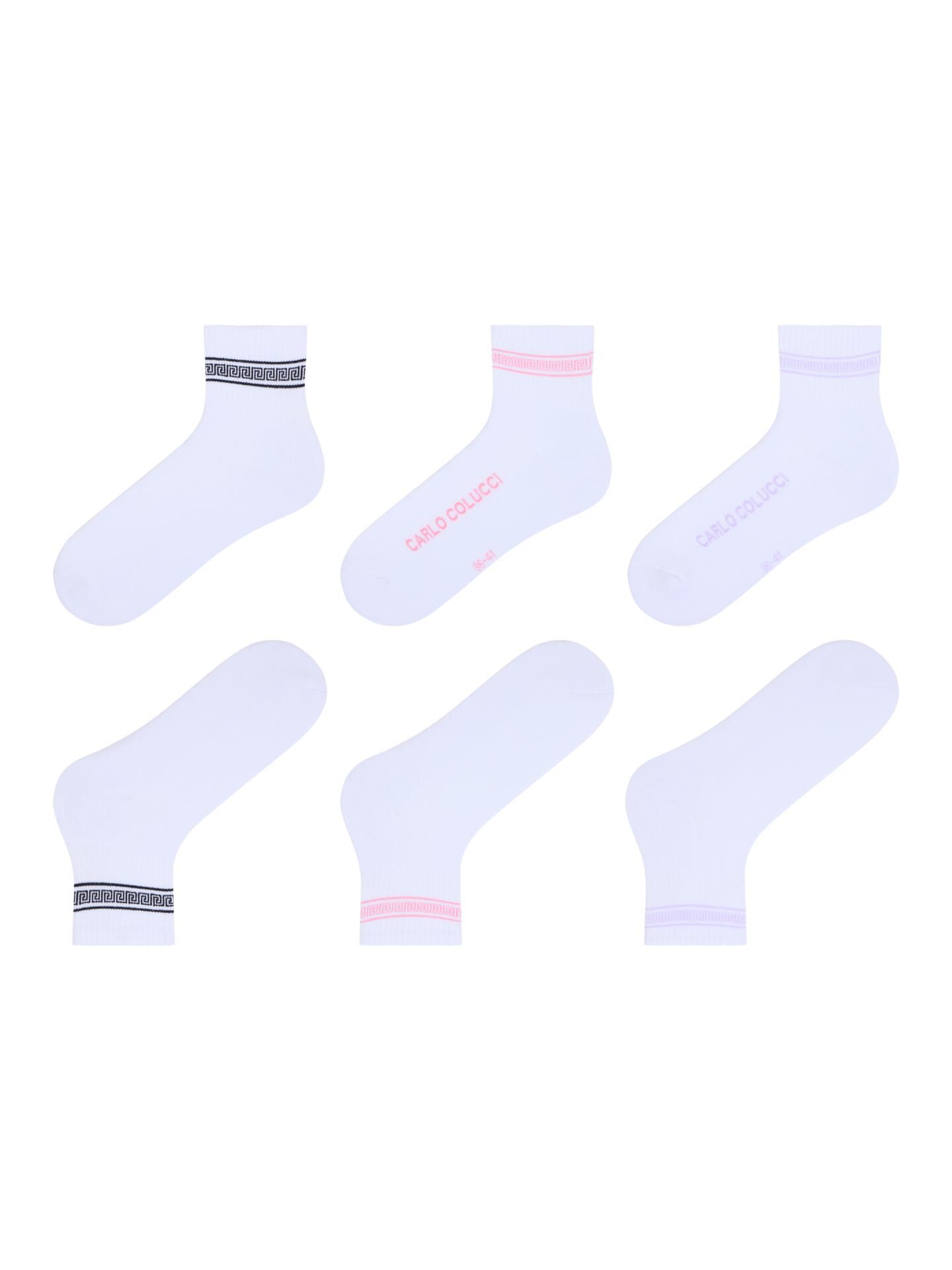 Quartersocken, 3er Pack