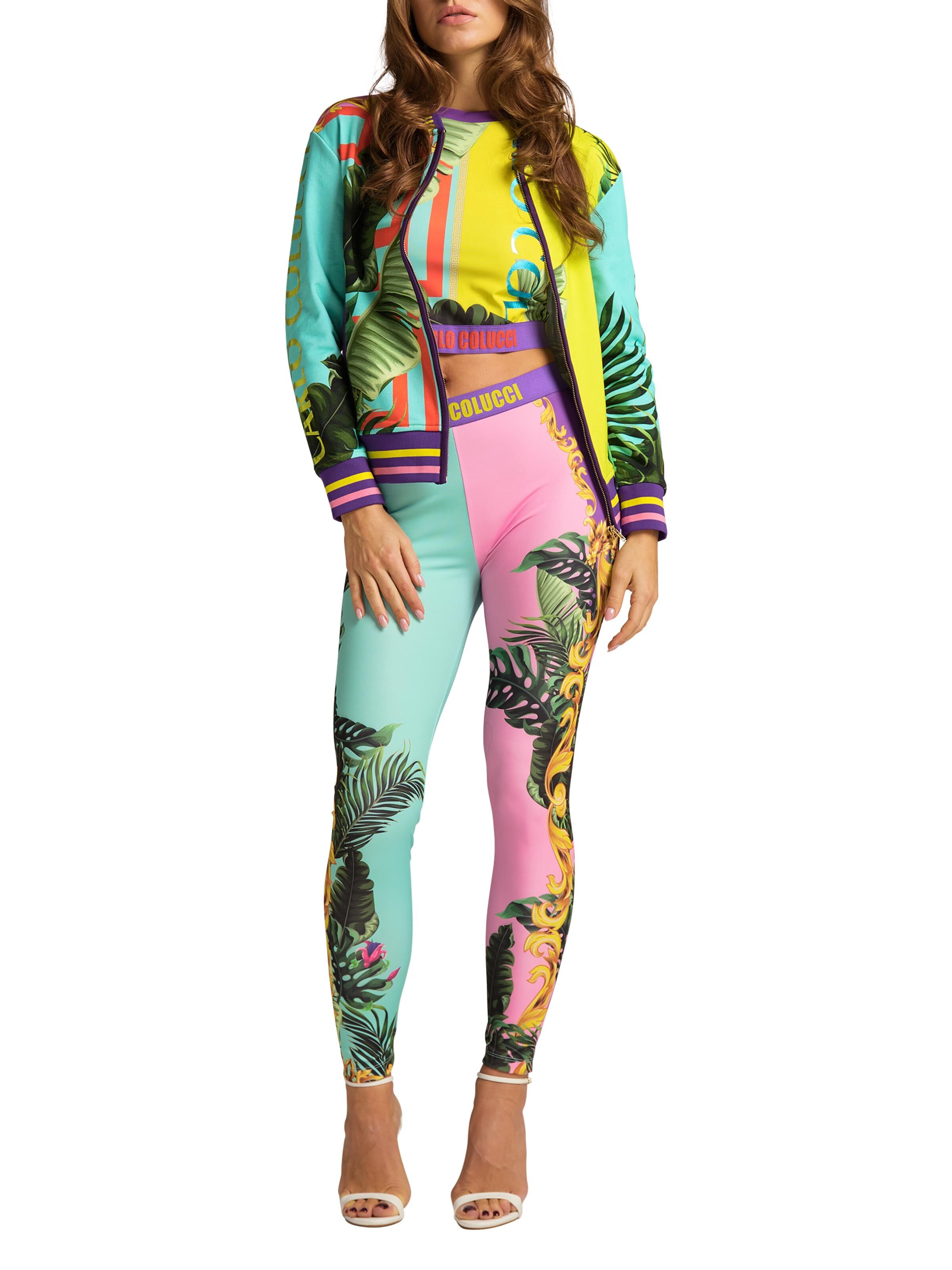 Bunt bedruckter Blouson