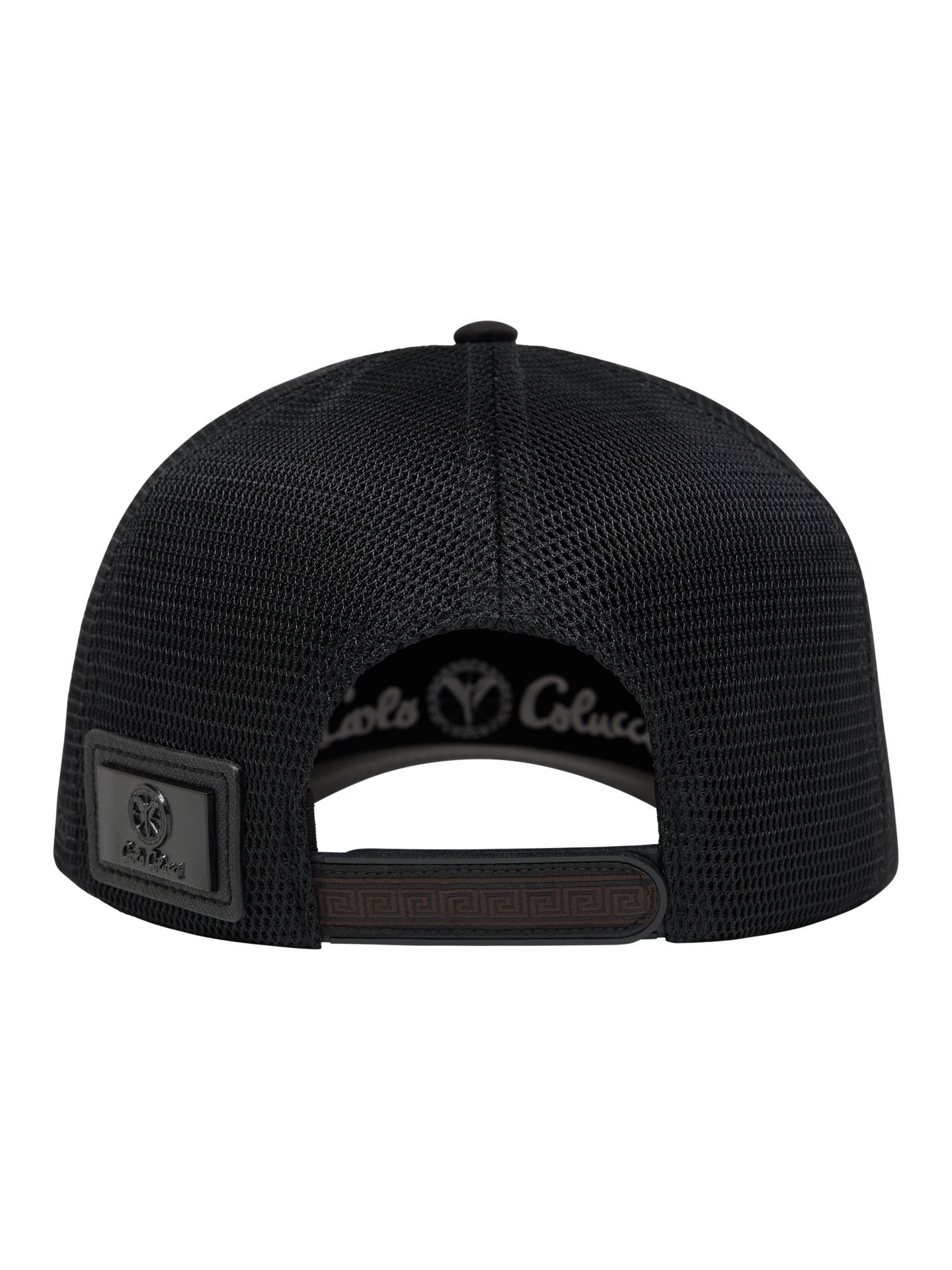 Unisex trucker cap with logo print
